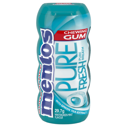Mentos Pure Fresh Gum Wintergreen Pocket Bottle
