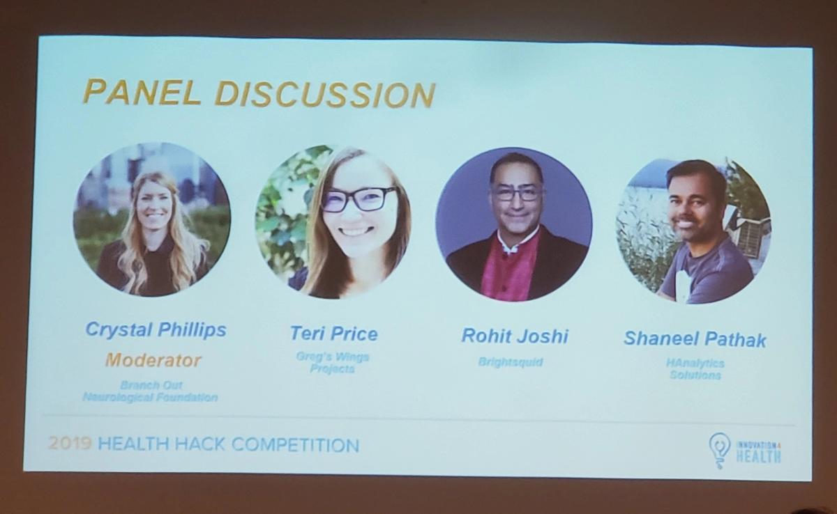 Panel discussion at Innovation4Health