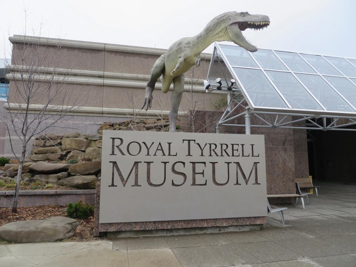 The Royal Tyrrell Museum in Drumheller, Alberta