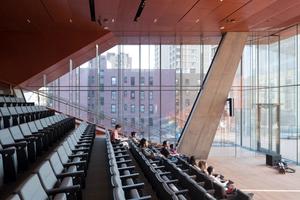 300-seat multi-purpose auditorium and exterior terrace