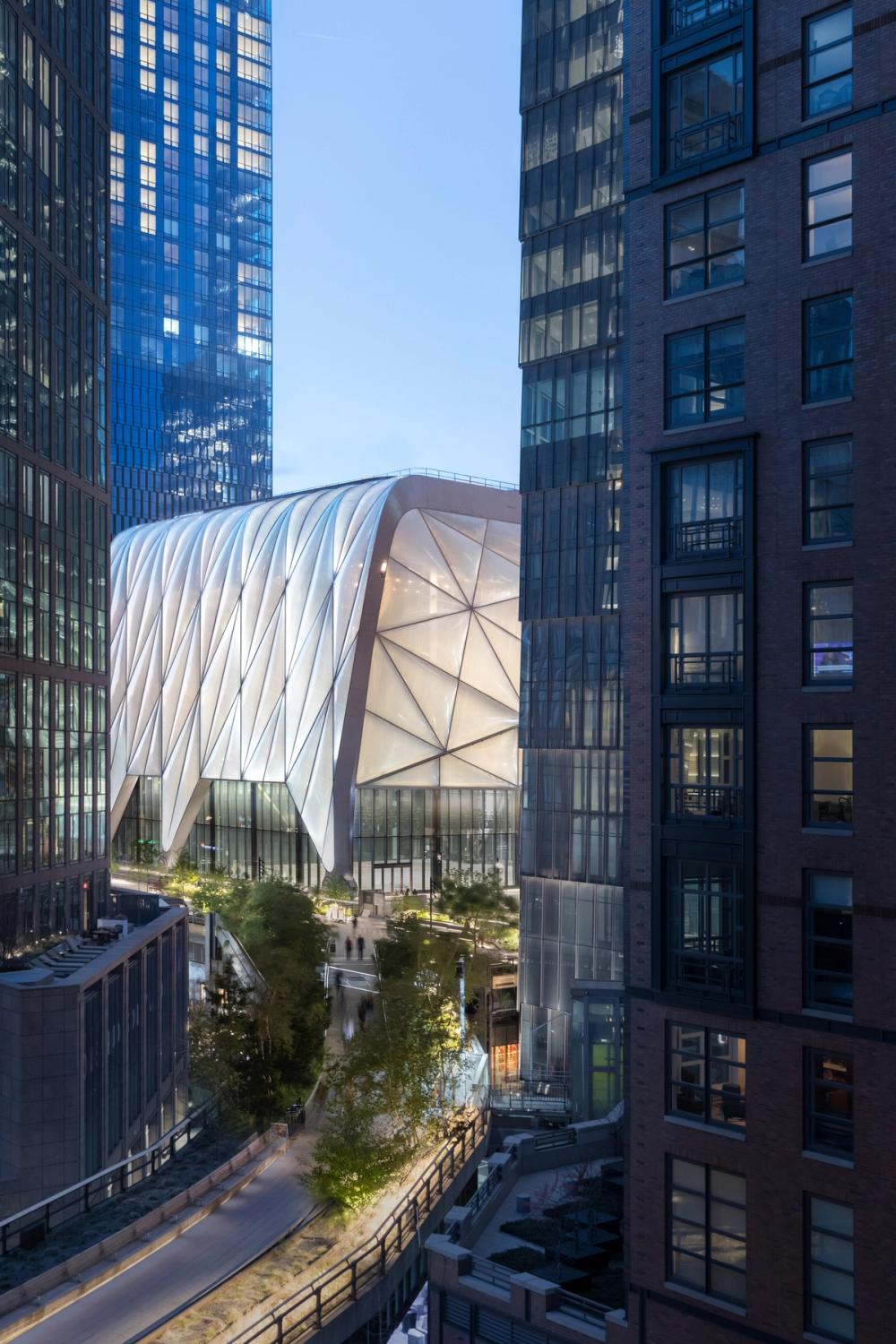 Diller Scofidio + Renfro The Shed seen from the High Line