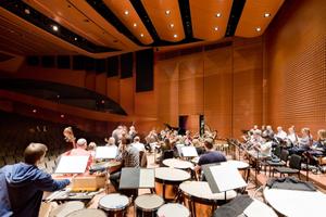Britten Sinfonia rehearsing in Alice Tully Hall