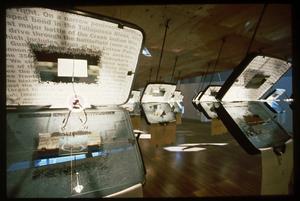 Each suitcase is lined with descriptive text of each destination