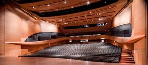 Alice Tully Hall as seen from the stage