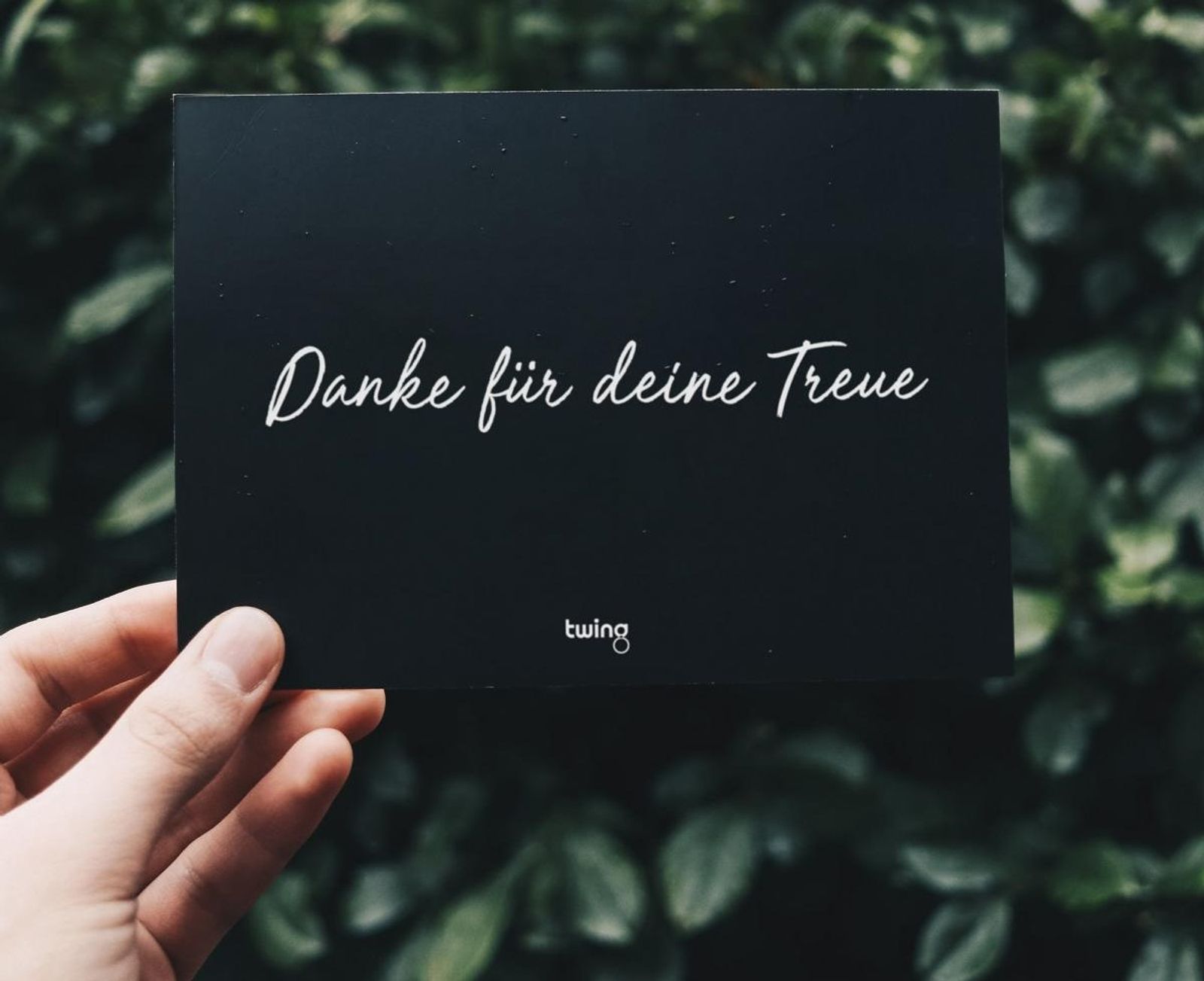 Twing Dankeskarte Wirkung Schenken Psychologie Werbewirkung