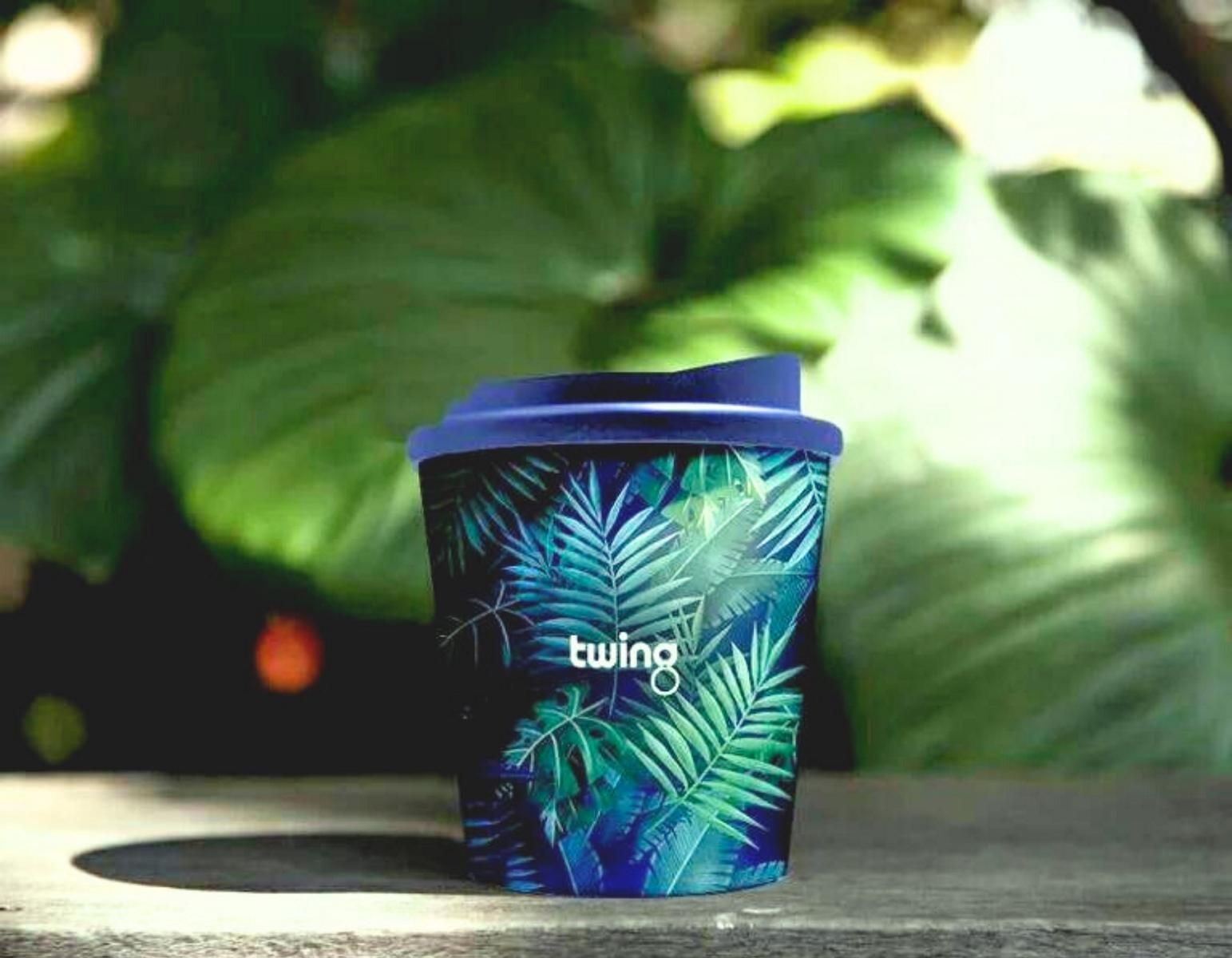 rePET Kaffeebecher to go recyceltes PET als nachhaltiges Material für Werbeartikel