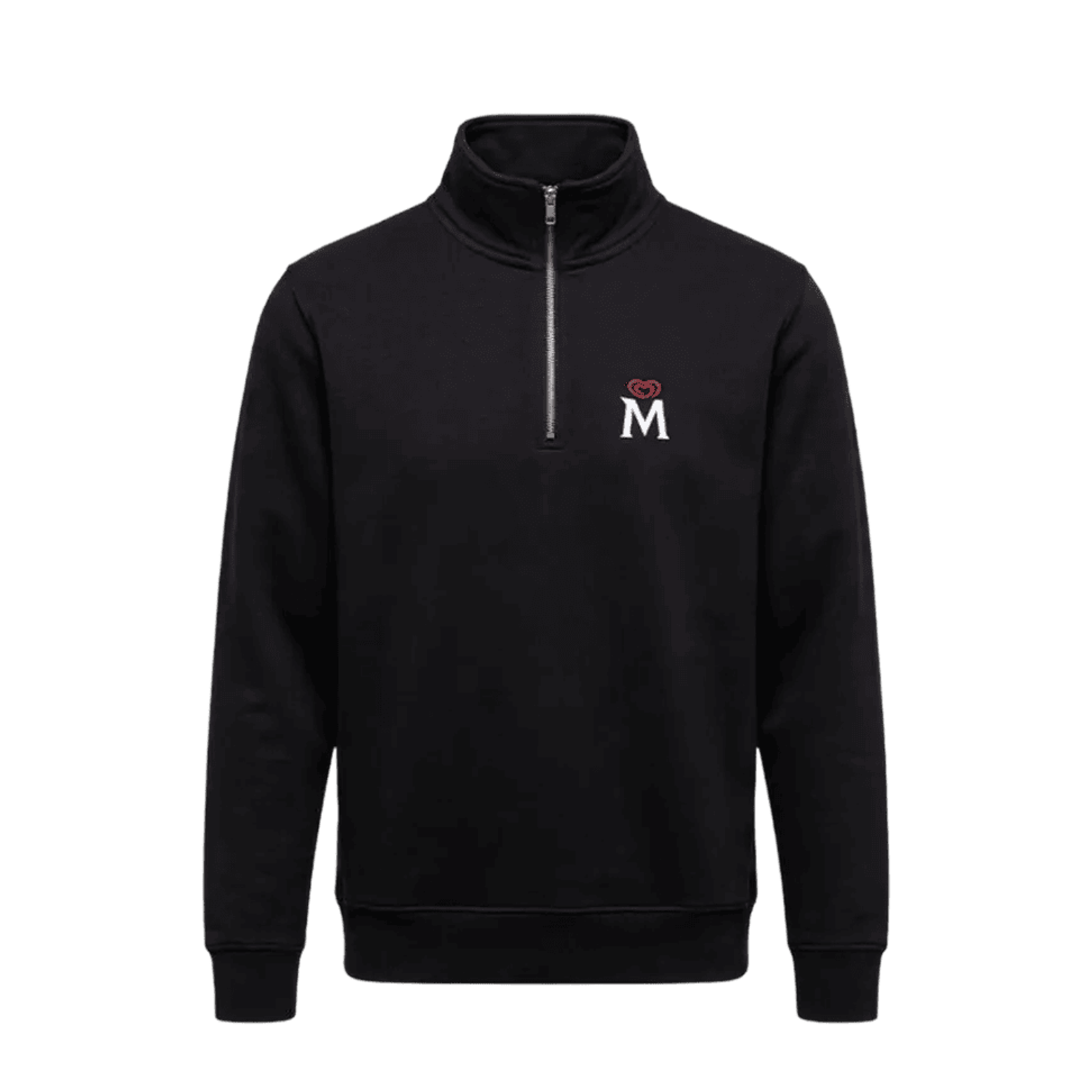 Photo d’un hoodie zippé avec une application de logo imprimée