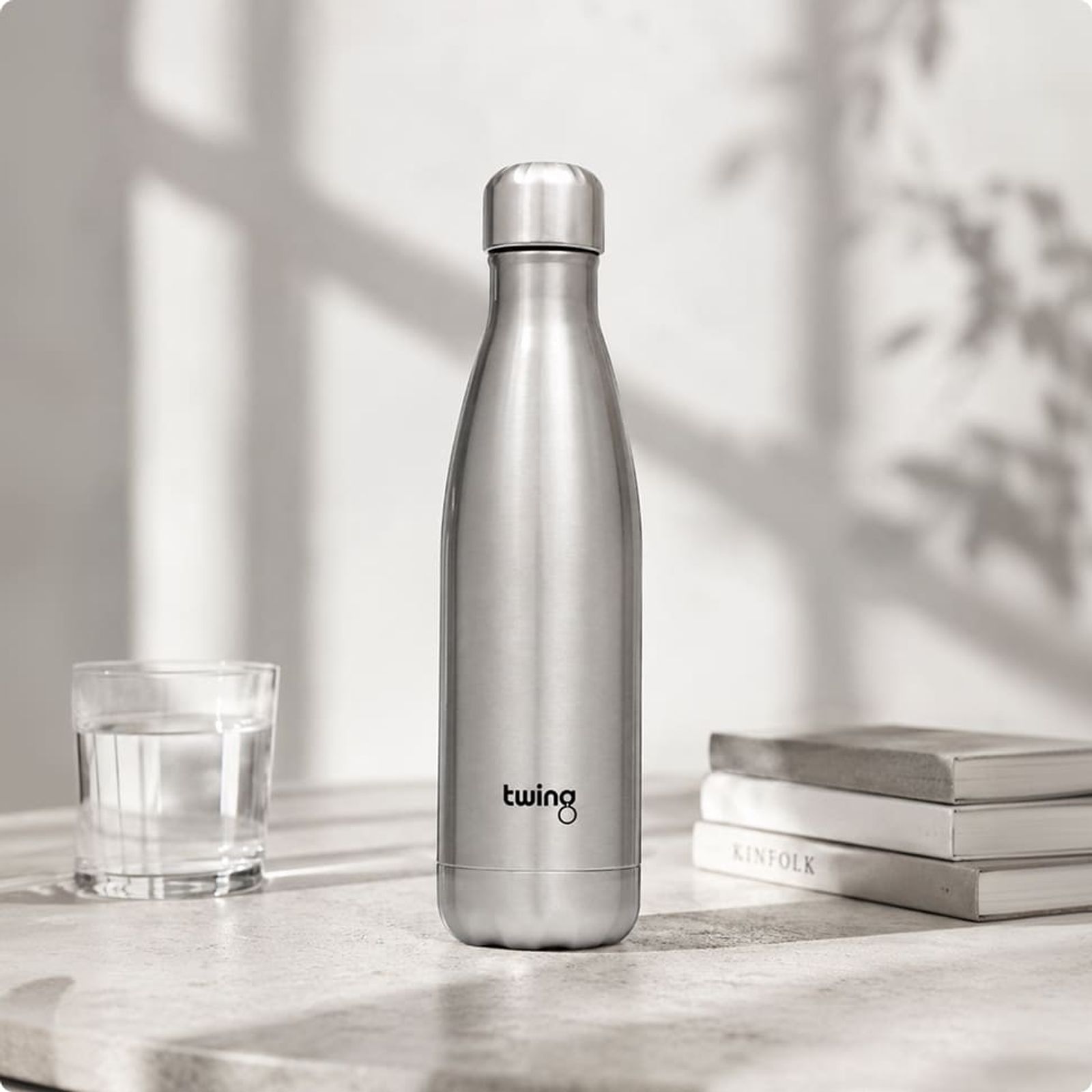 Gourde en acier inoxydable imprimée par Twing