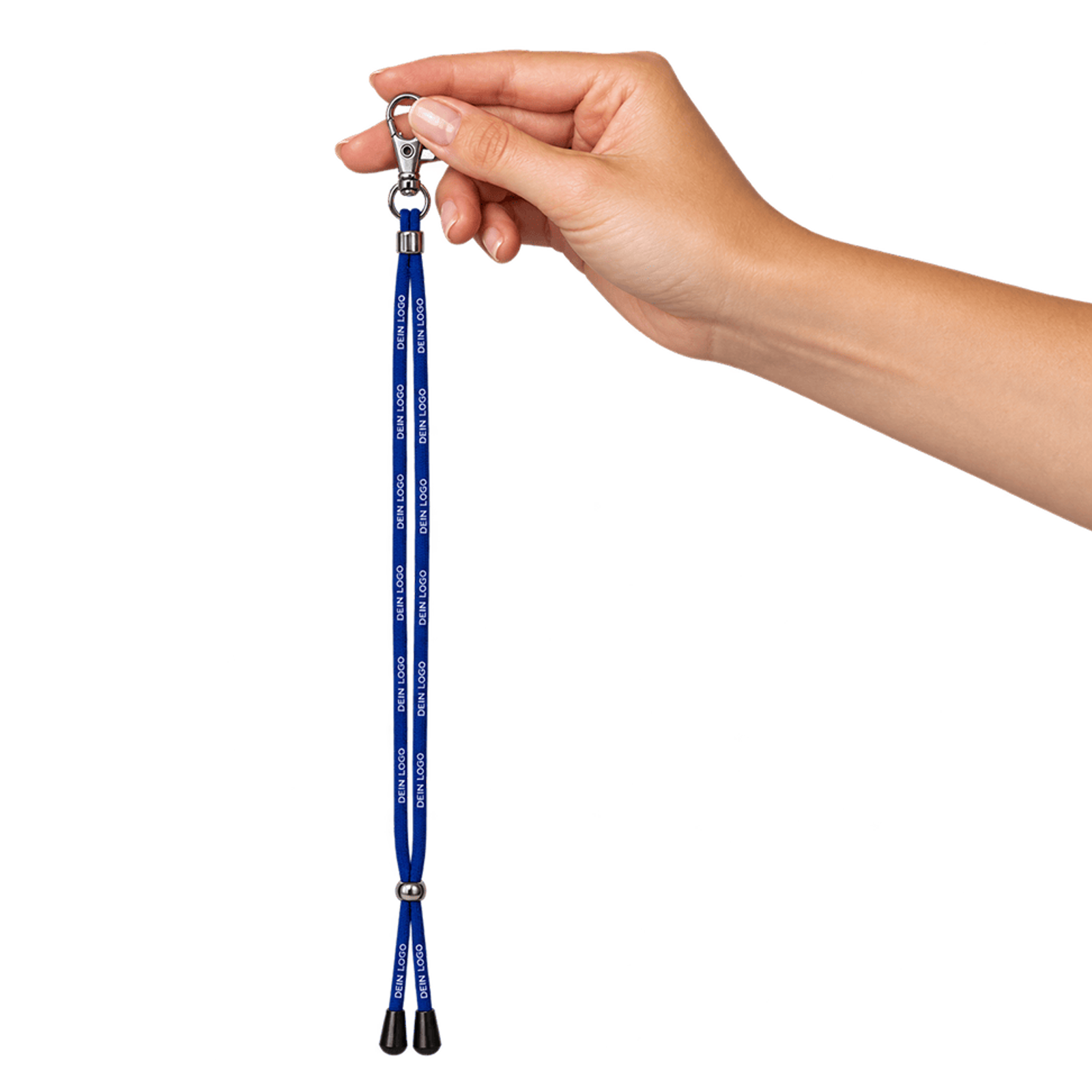 Photo d’un lanyard avec un logo imprimé