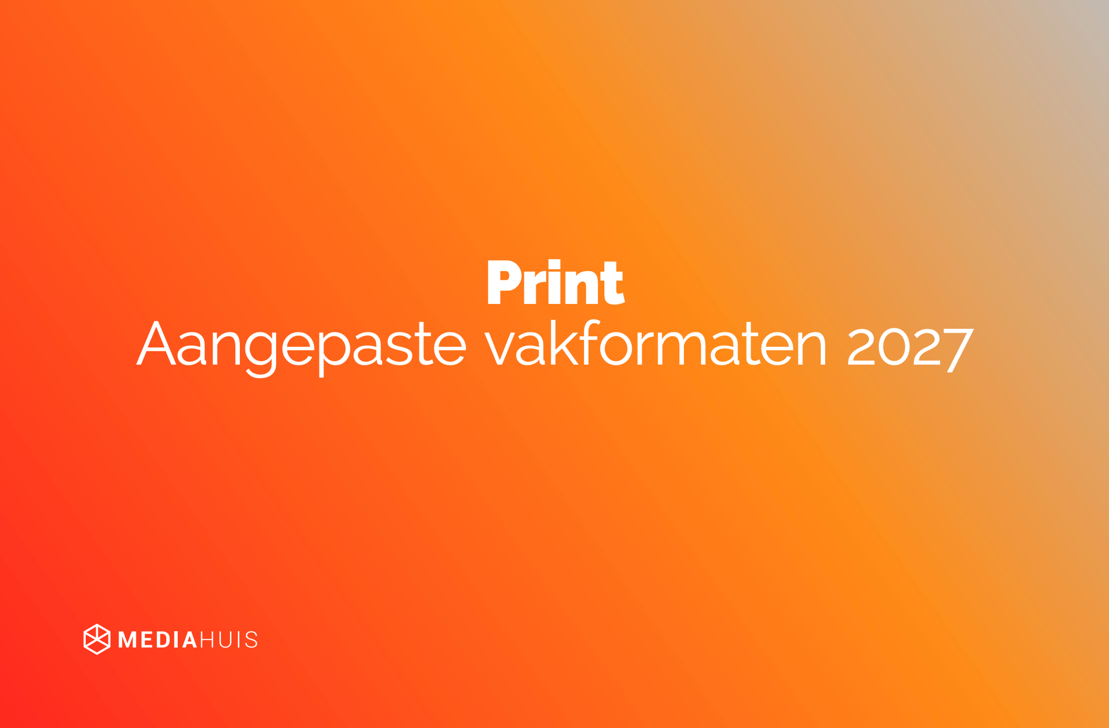 Mediahuis Nederland wijzigt printadvertentieformaten