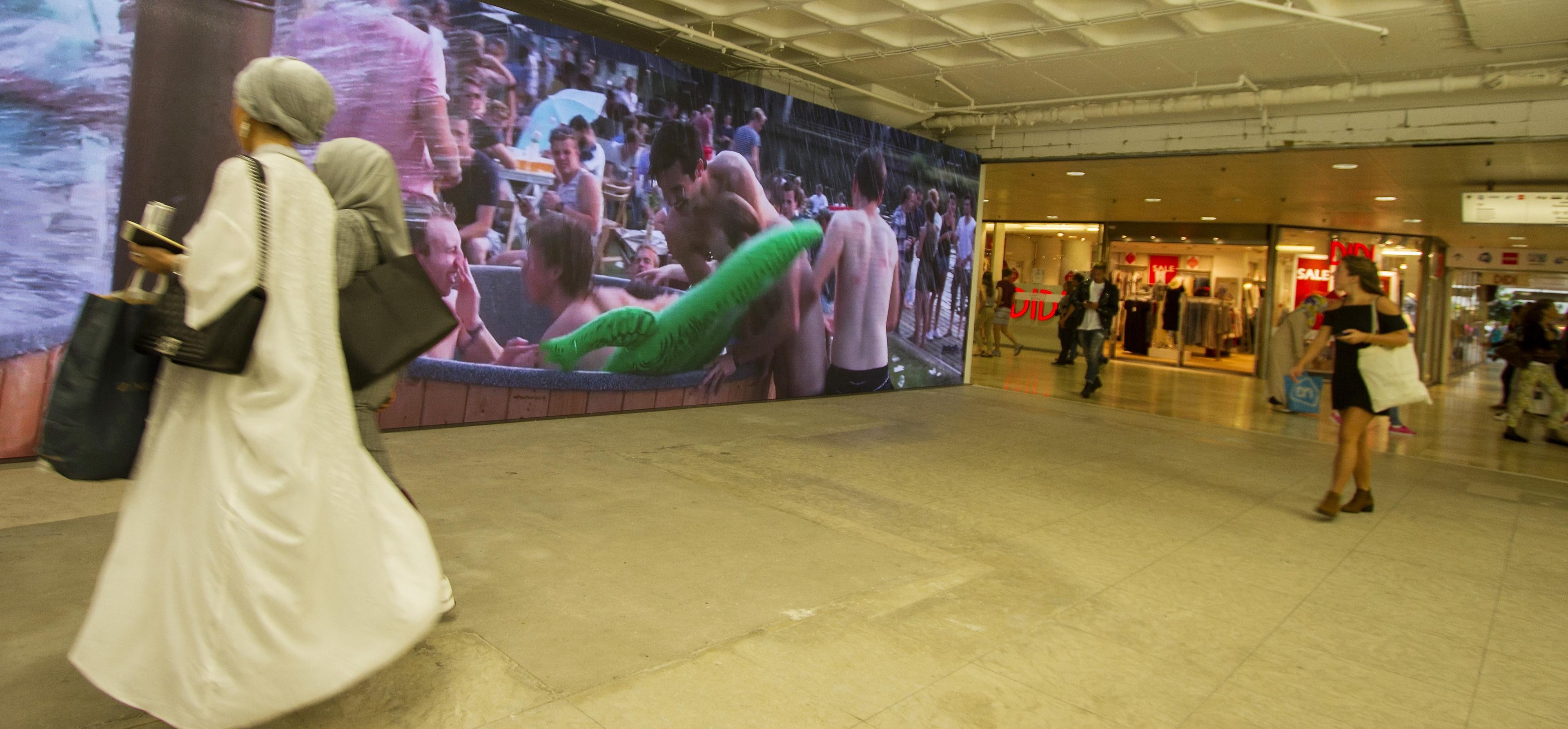 Ngage Media B.V. plaatst DOOH-scherm The Grand in Hoog Catharijne