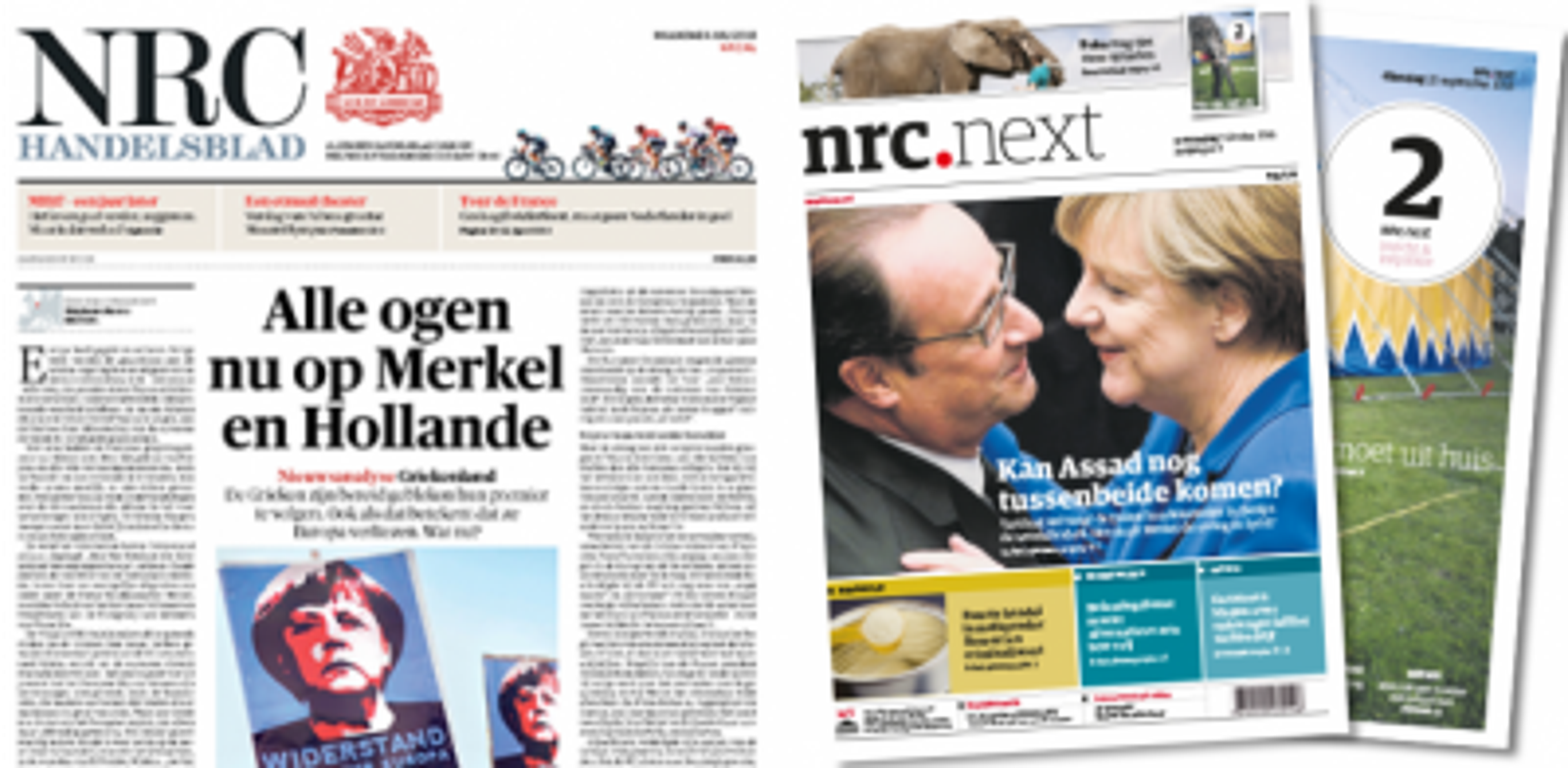 NRC Handelsblad en nrc.next worden één krant met twee verschijningsmomenten