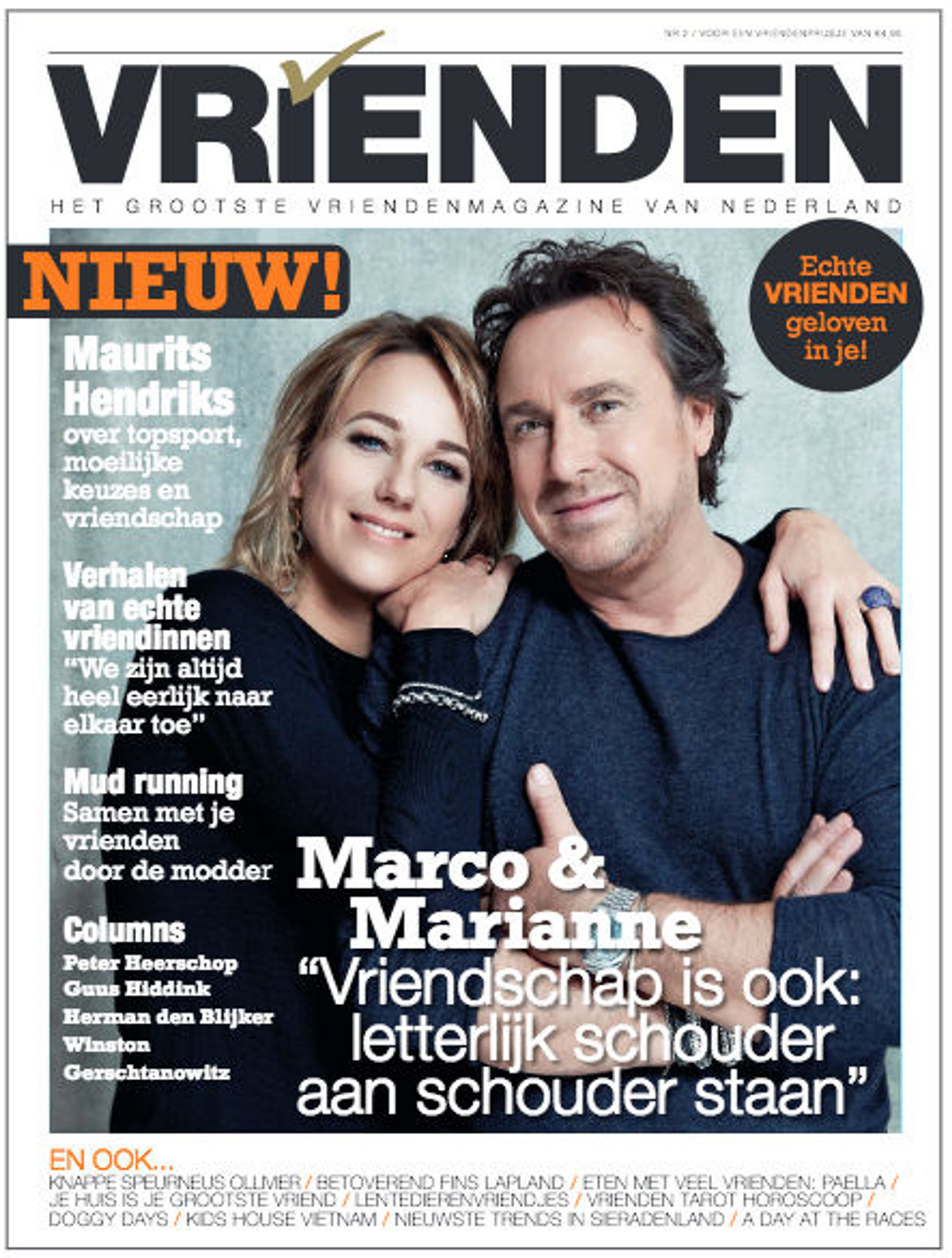 Nieuw: VRIENDEN magazine van Audax Publishing en Marianne Timmer