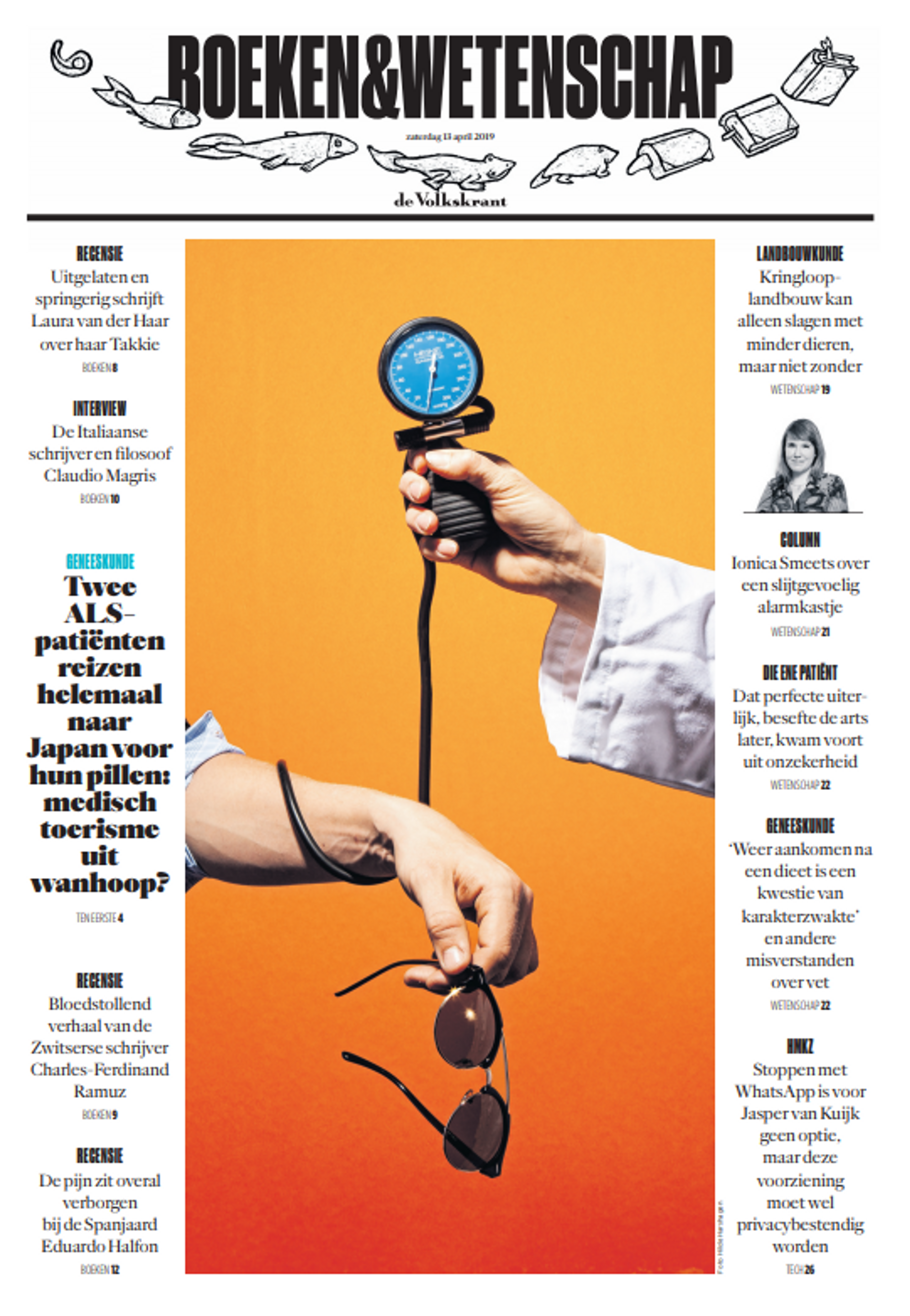 Het katern dat ‘Sir Edmund’ opvolgt heet ‘Boeken en Wetenschap’