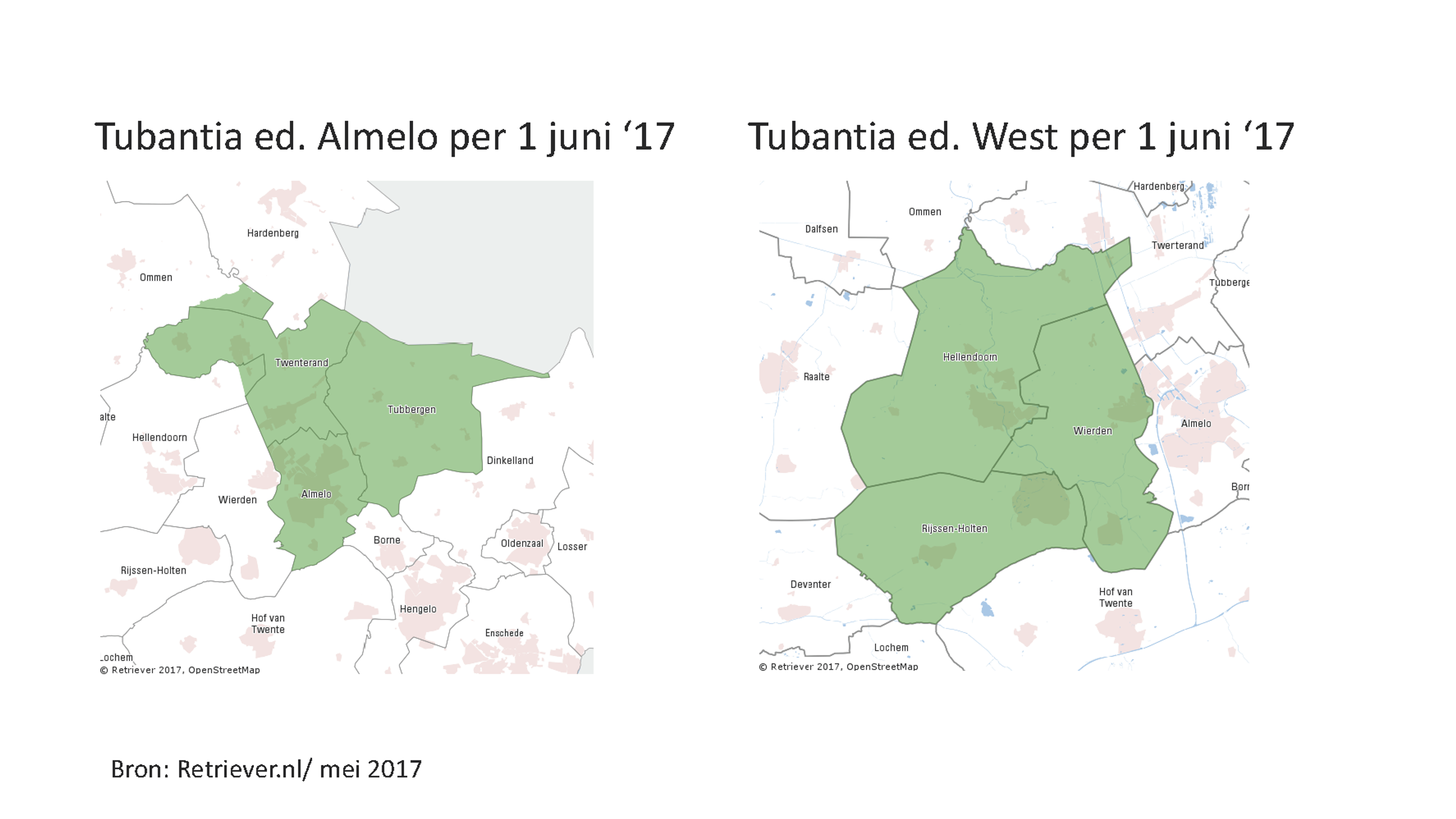 Editie wijzigingen Tubantia