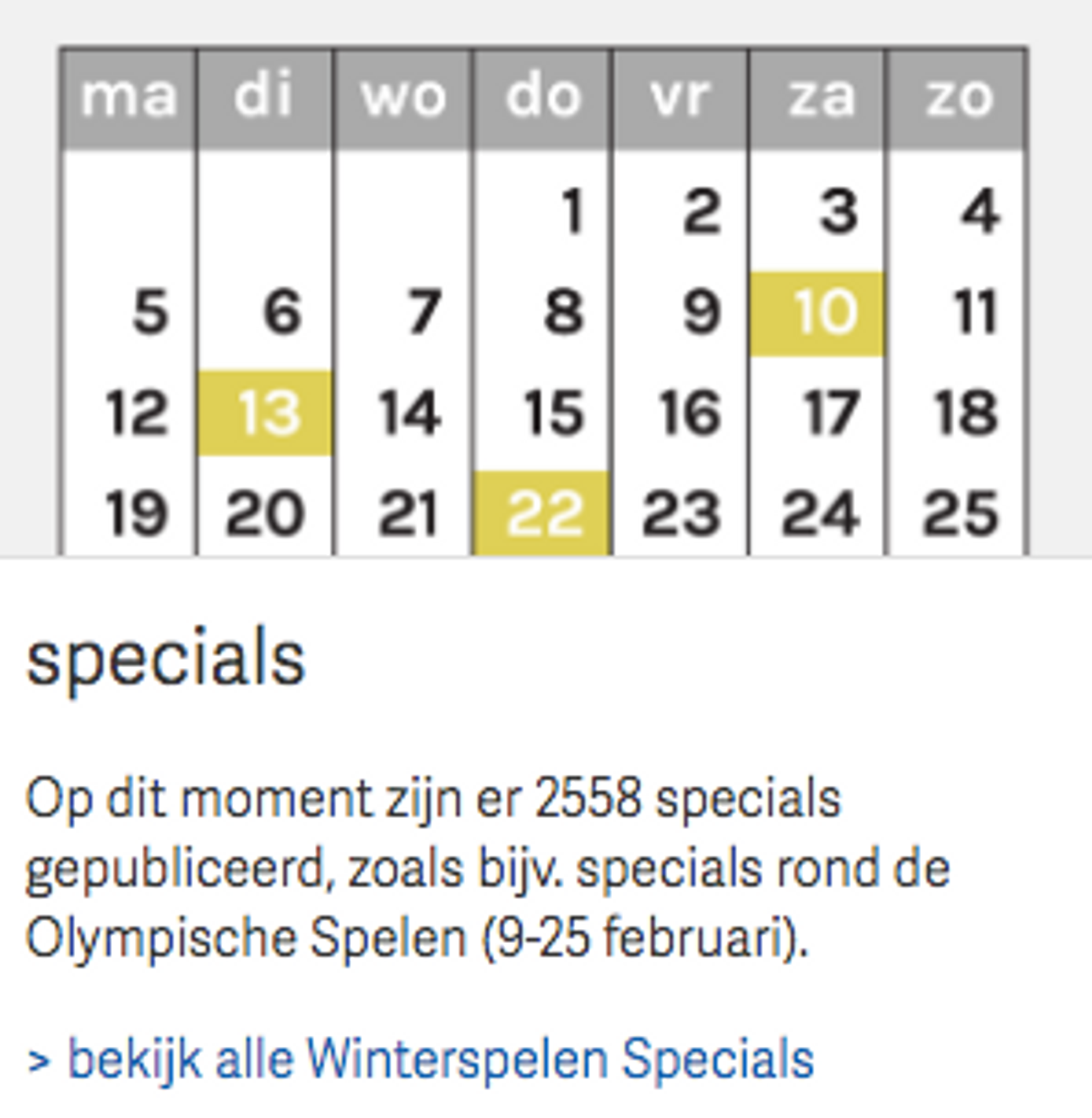 Alle Olympische Winterspelen Specials in Retriever