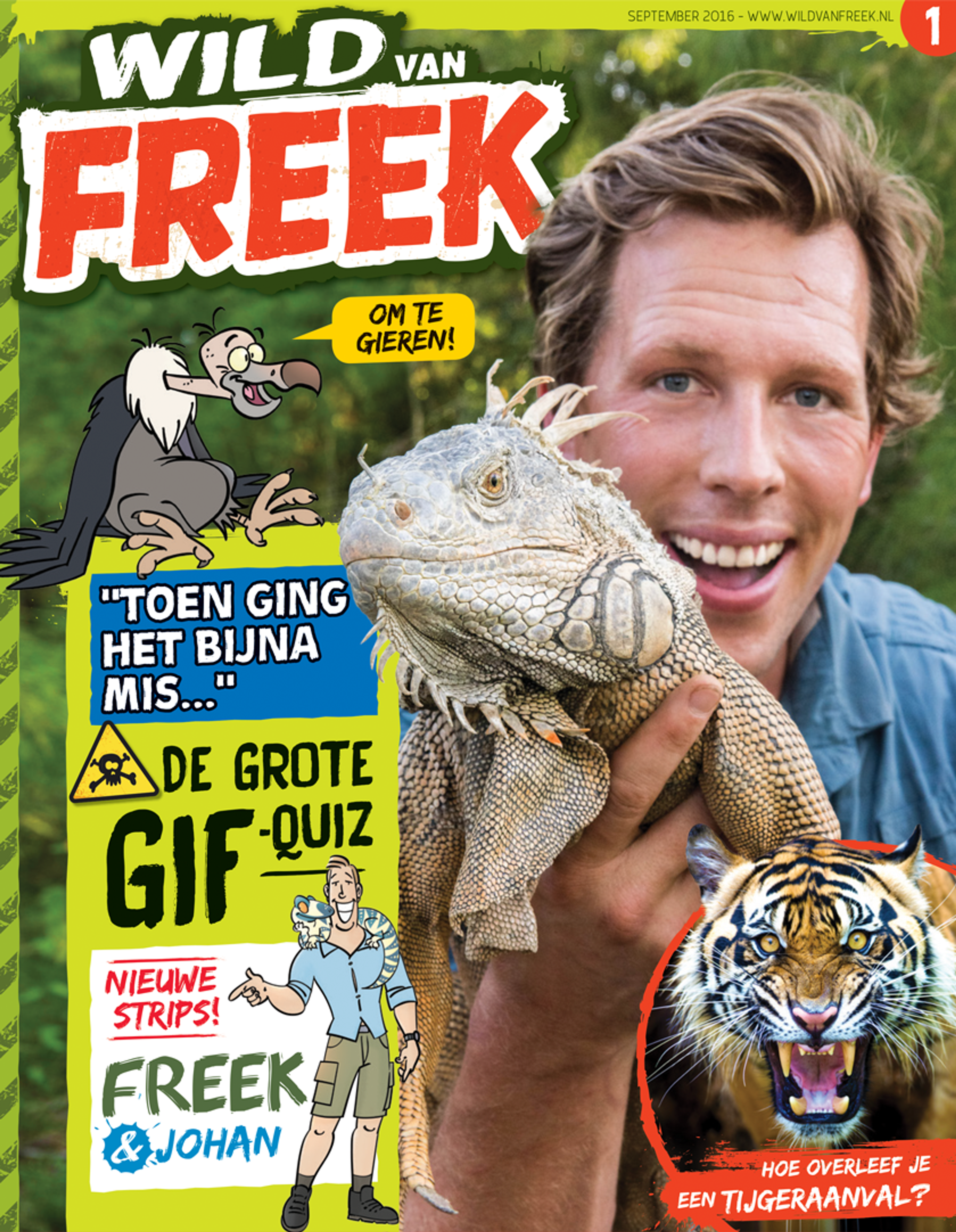 Bioloog Freek Vonk krijgt eigen kindertijdschrift: Wild van Freek