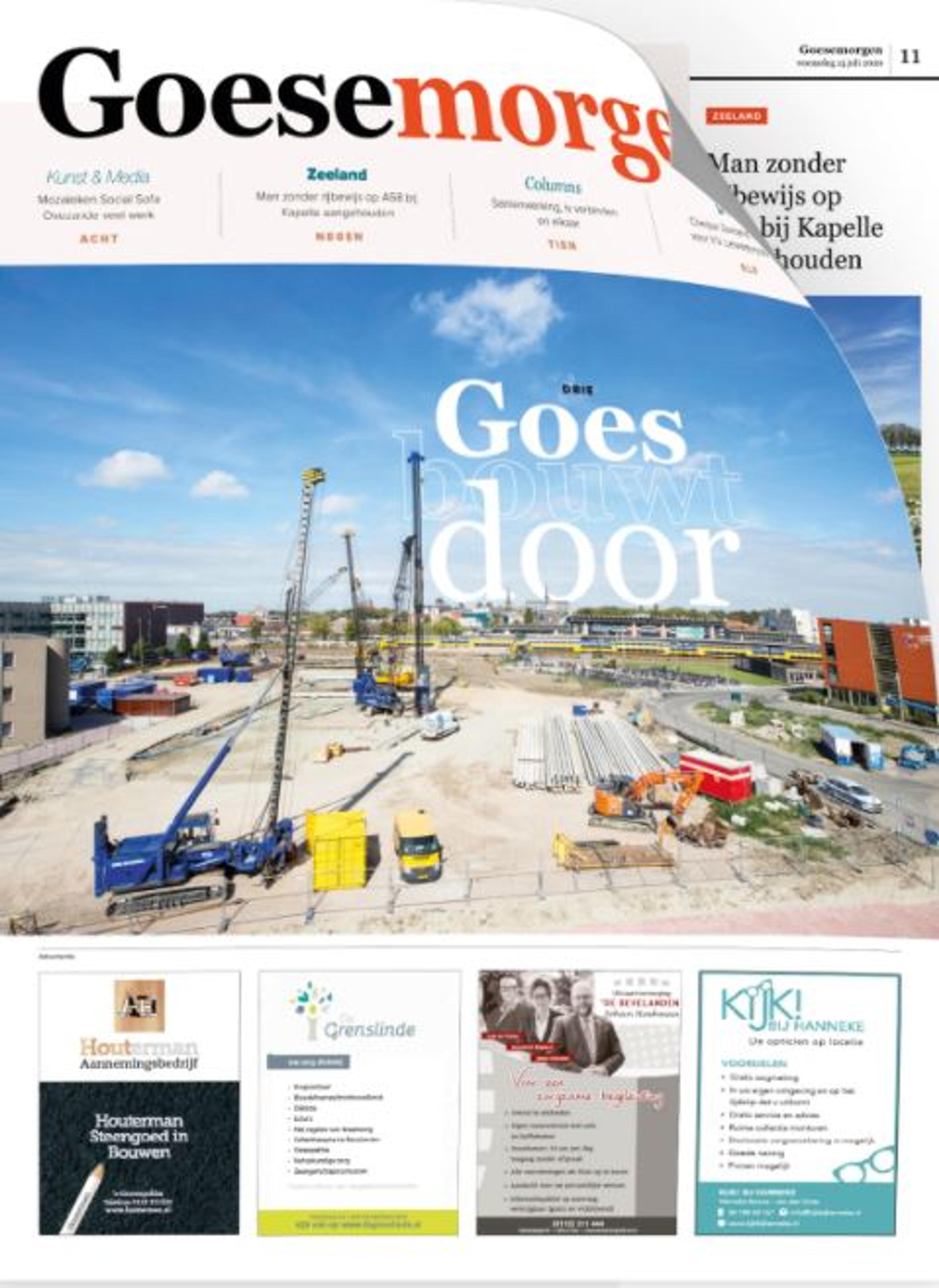 Nieuwe lokale huis-aan-huis krant: Goesemorgen