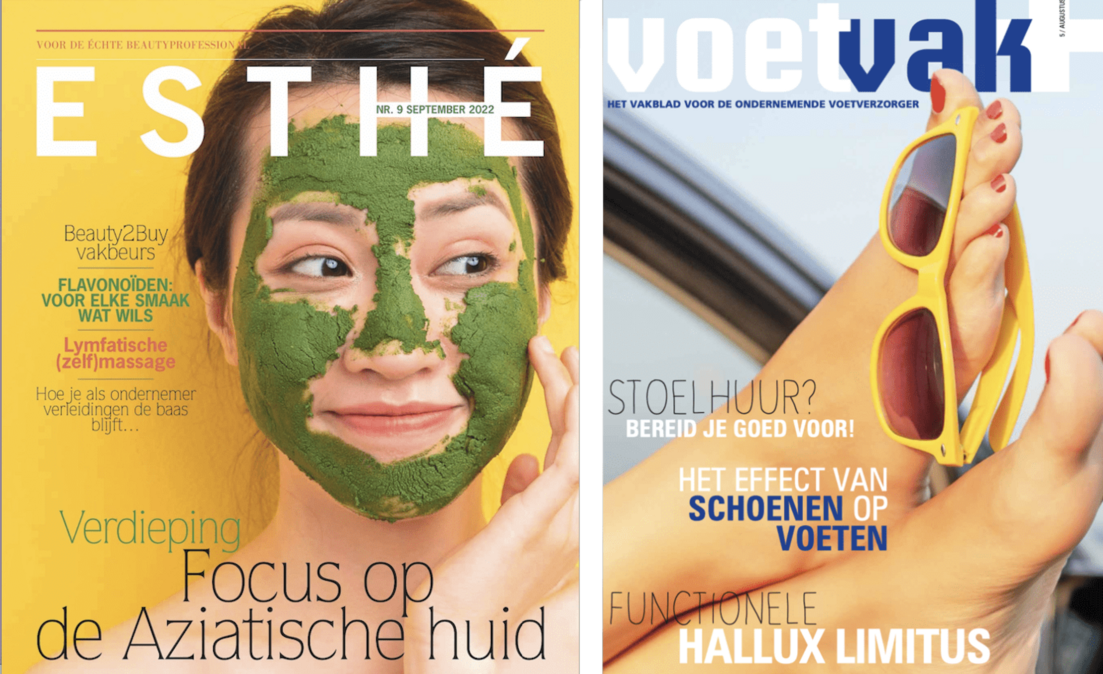 Vakbladen Esthé en VoetVak+ naar Coiffure Media Group B.V.