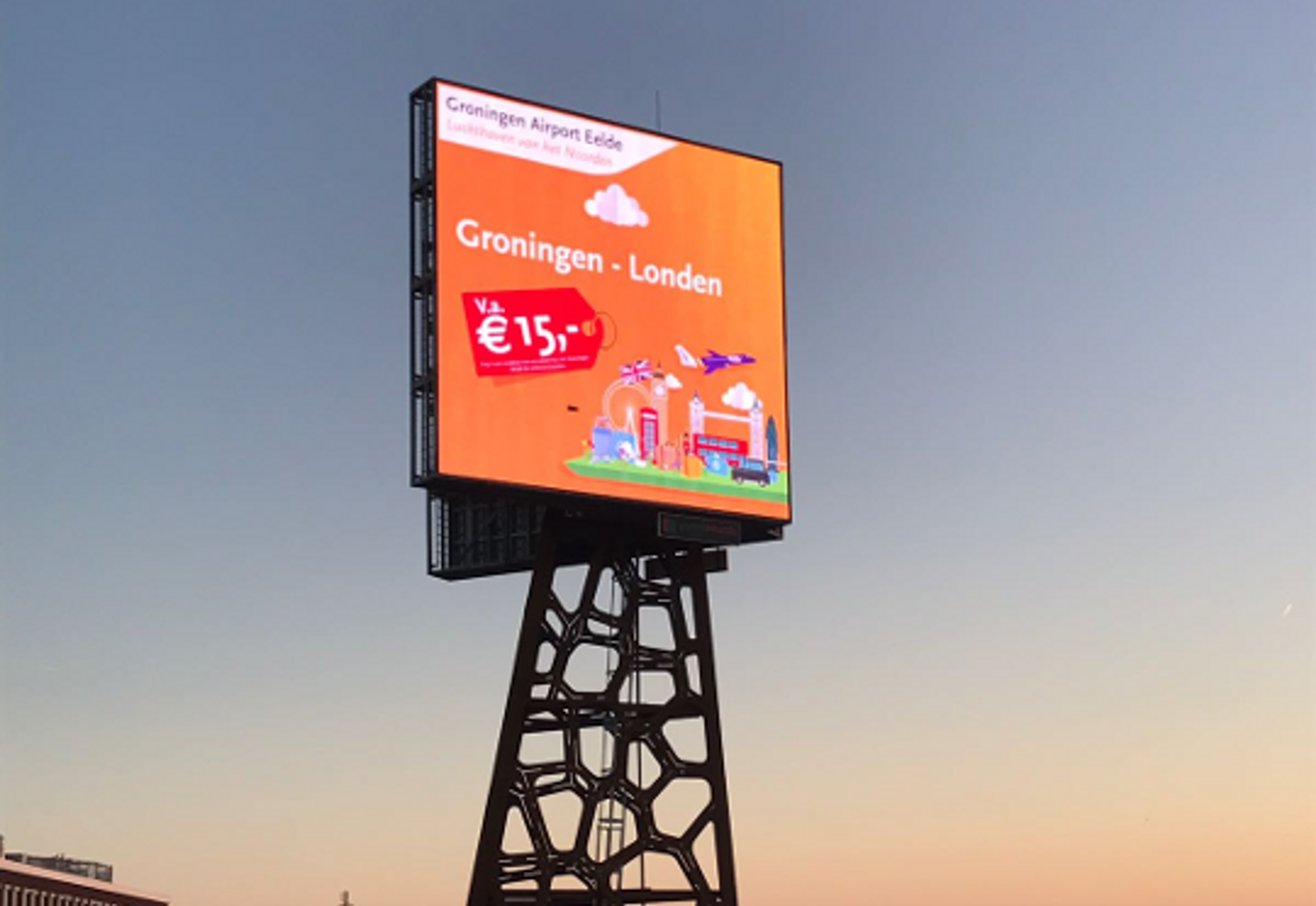 Mundu lanceert duurzame reclamemast langs de A28