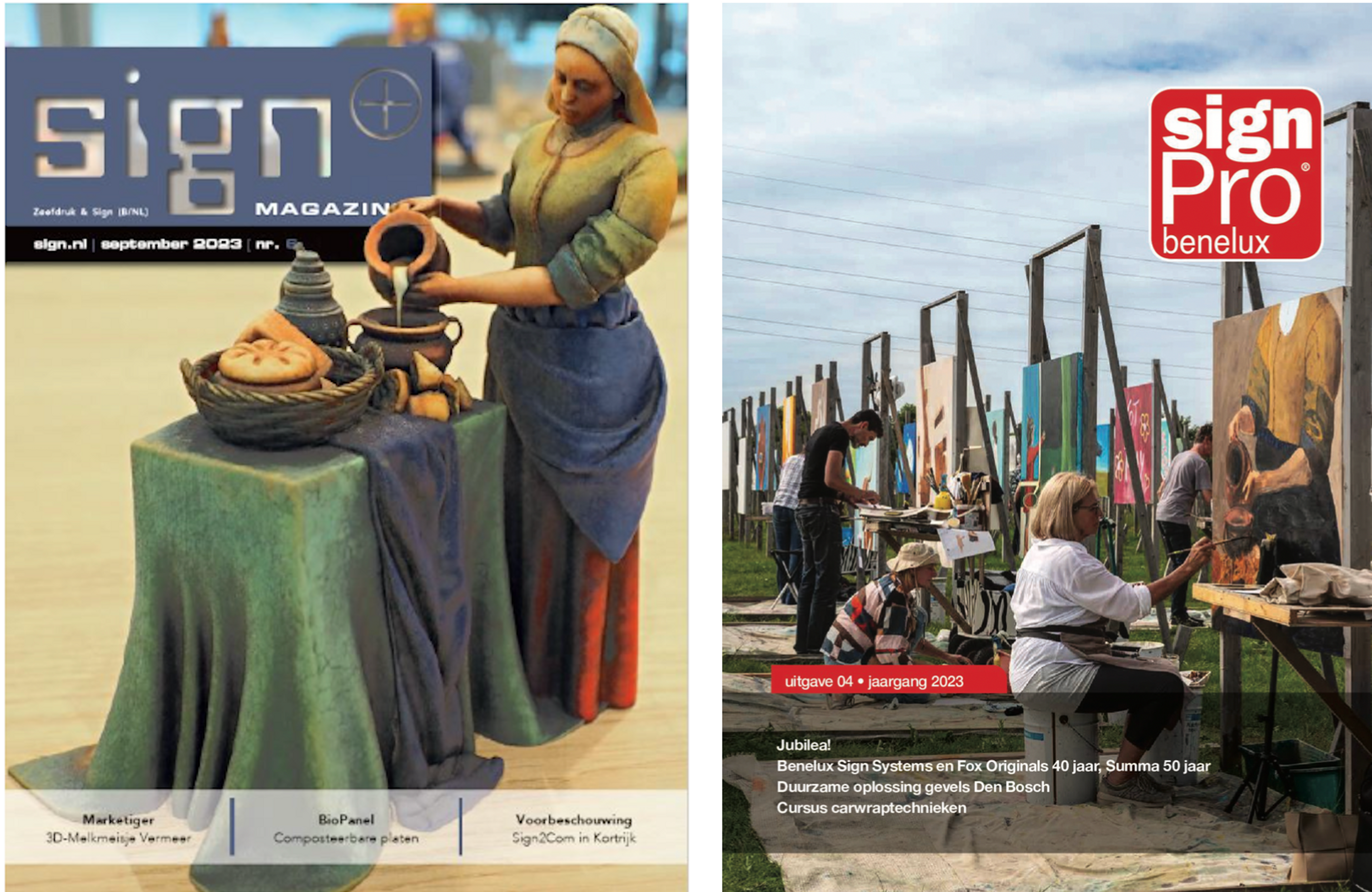Sign+ Magazine en SignPro Benelux