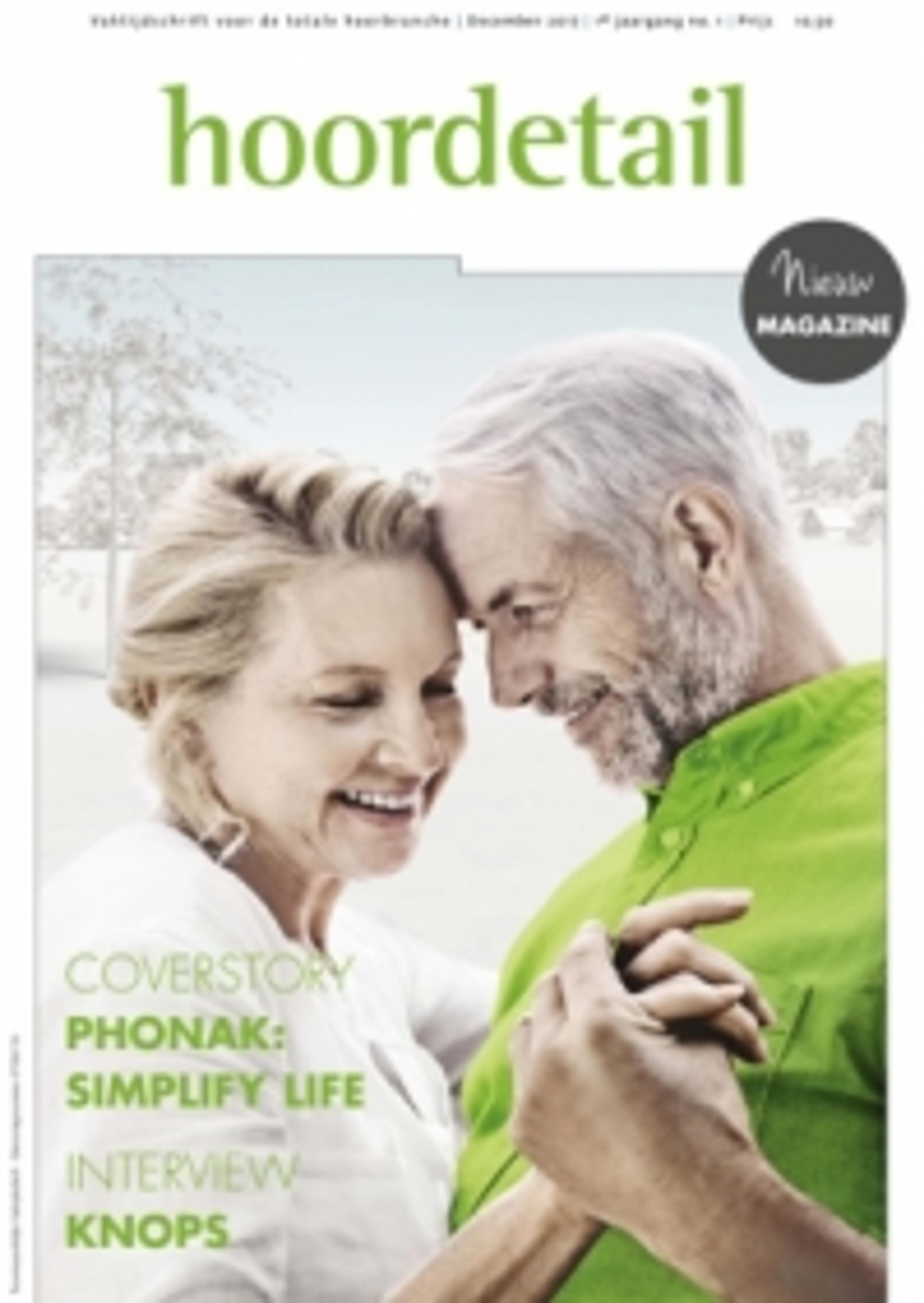 Hoordetail; nieuw vakblad voor audiciens