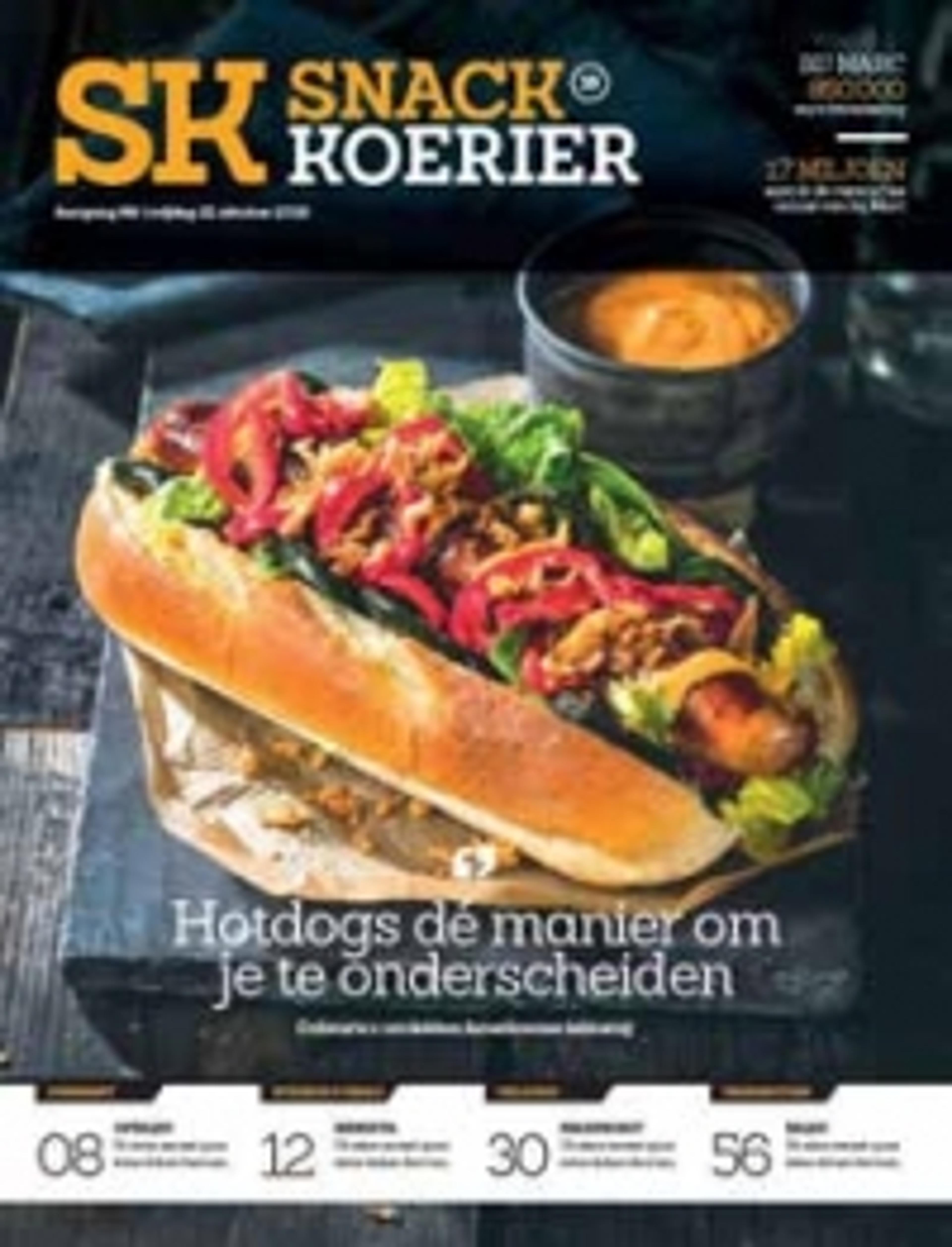Snackkoerier verder als magazine