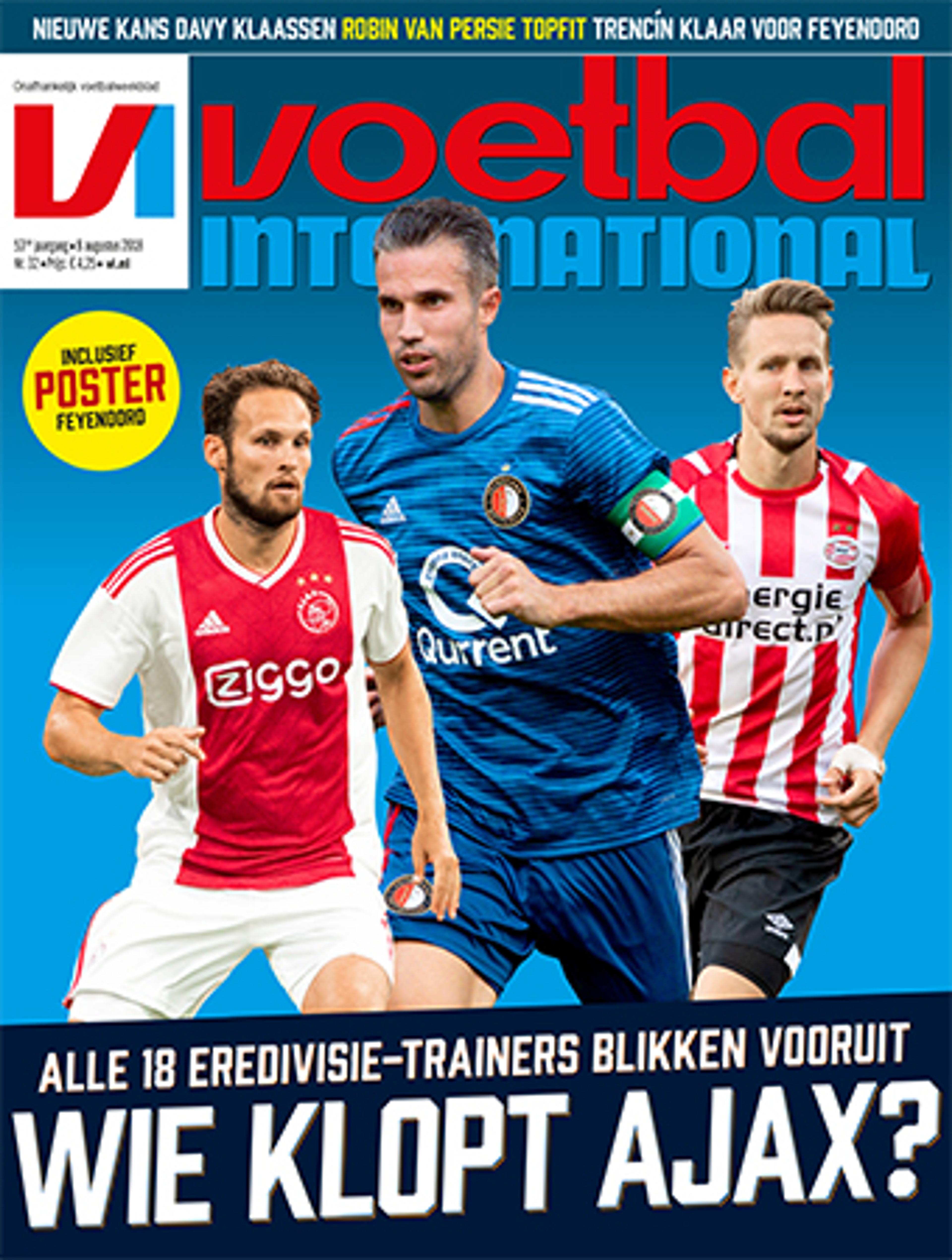 Magazine Voetbal International (VI) voortaan op groter formaat
