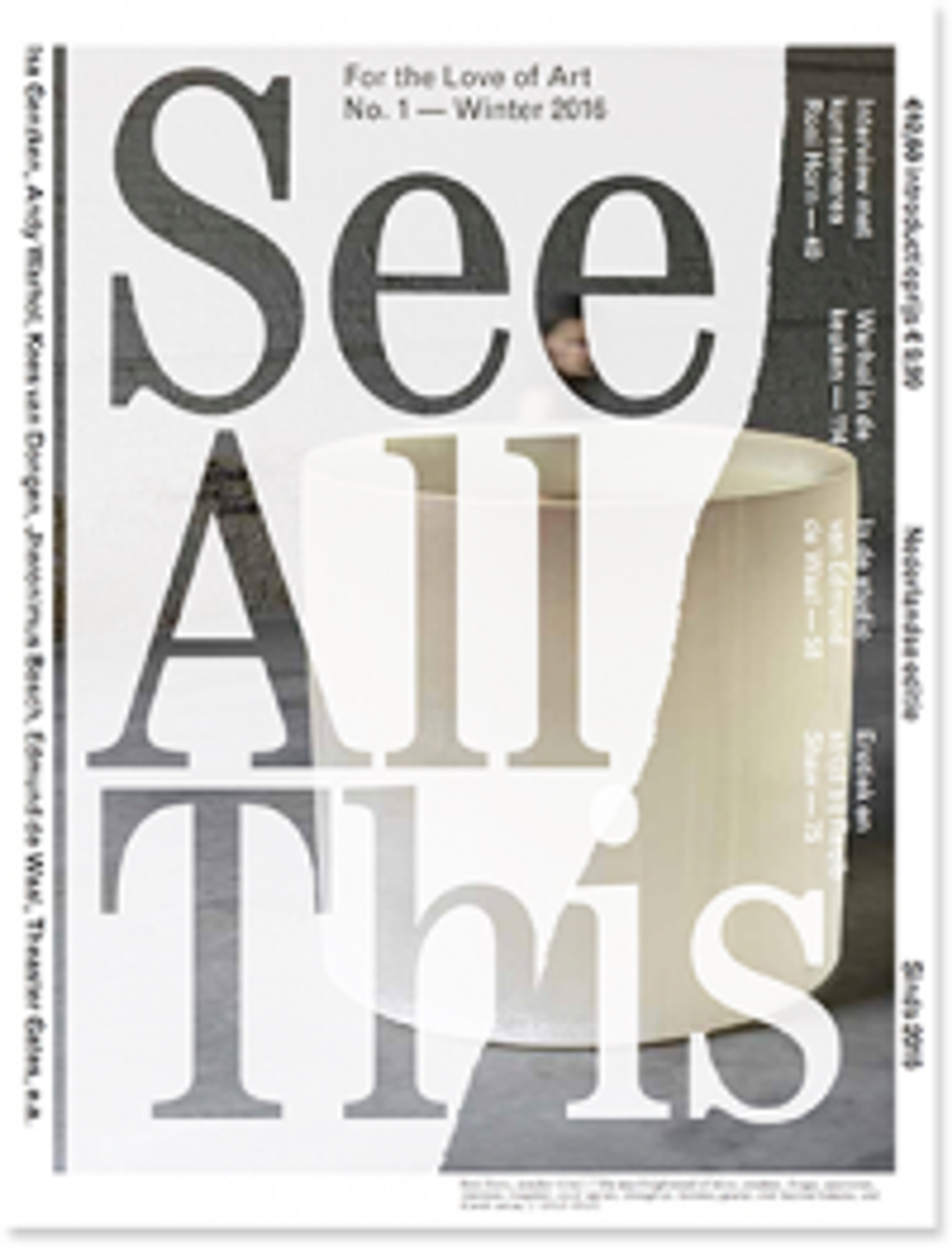 Nederland krijgt nieuw kunsttijdschrift See All This