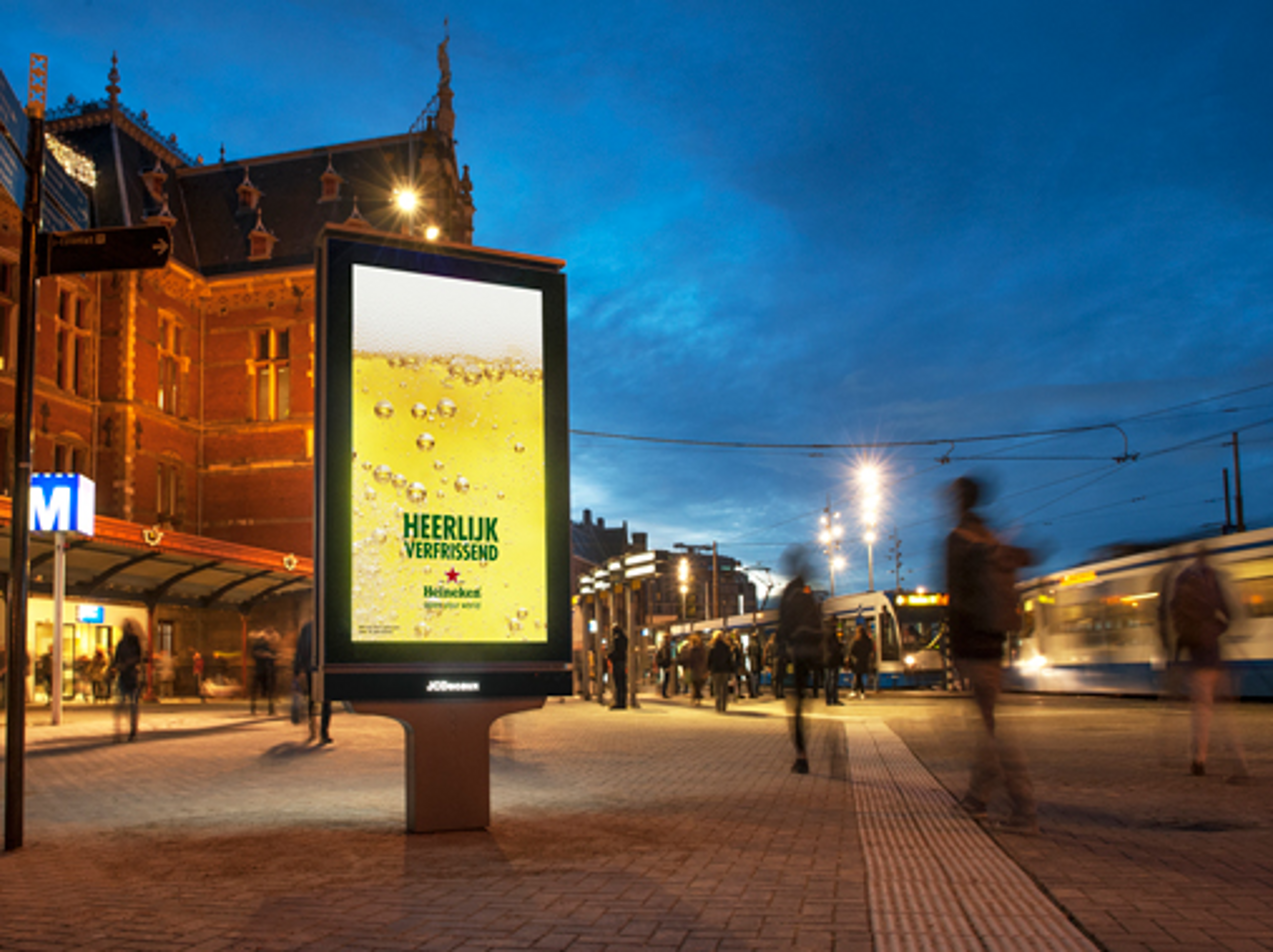 JCDecaux introduceert digitaal Mupi-netwerk Métropole