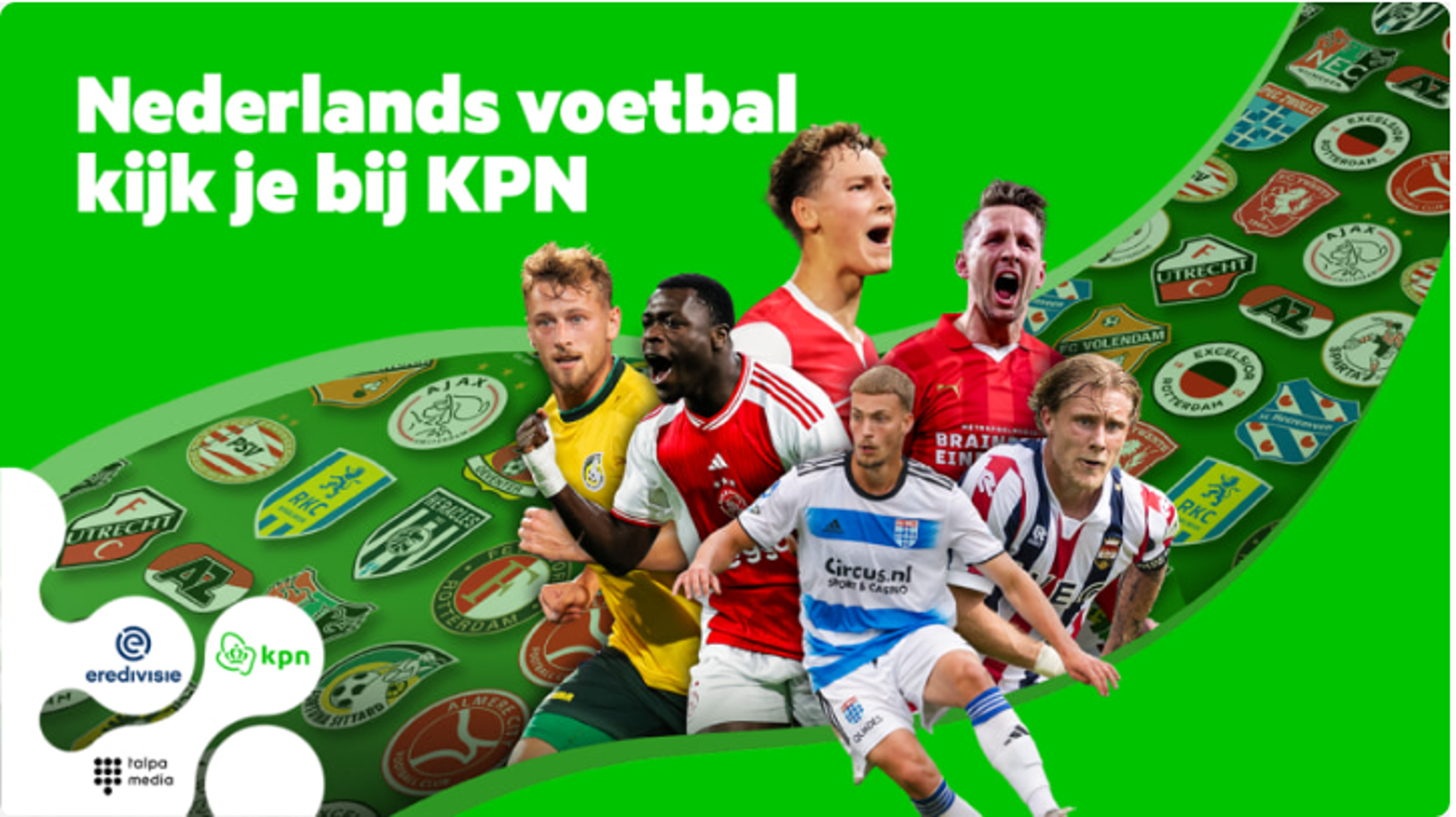 Eredivisie-samenvattingen binnen KPN TV+ en de KPN-app