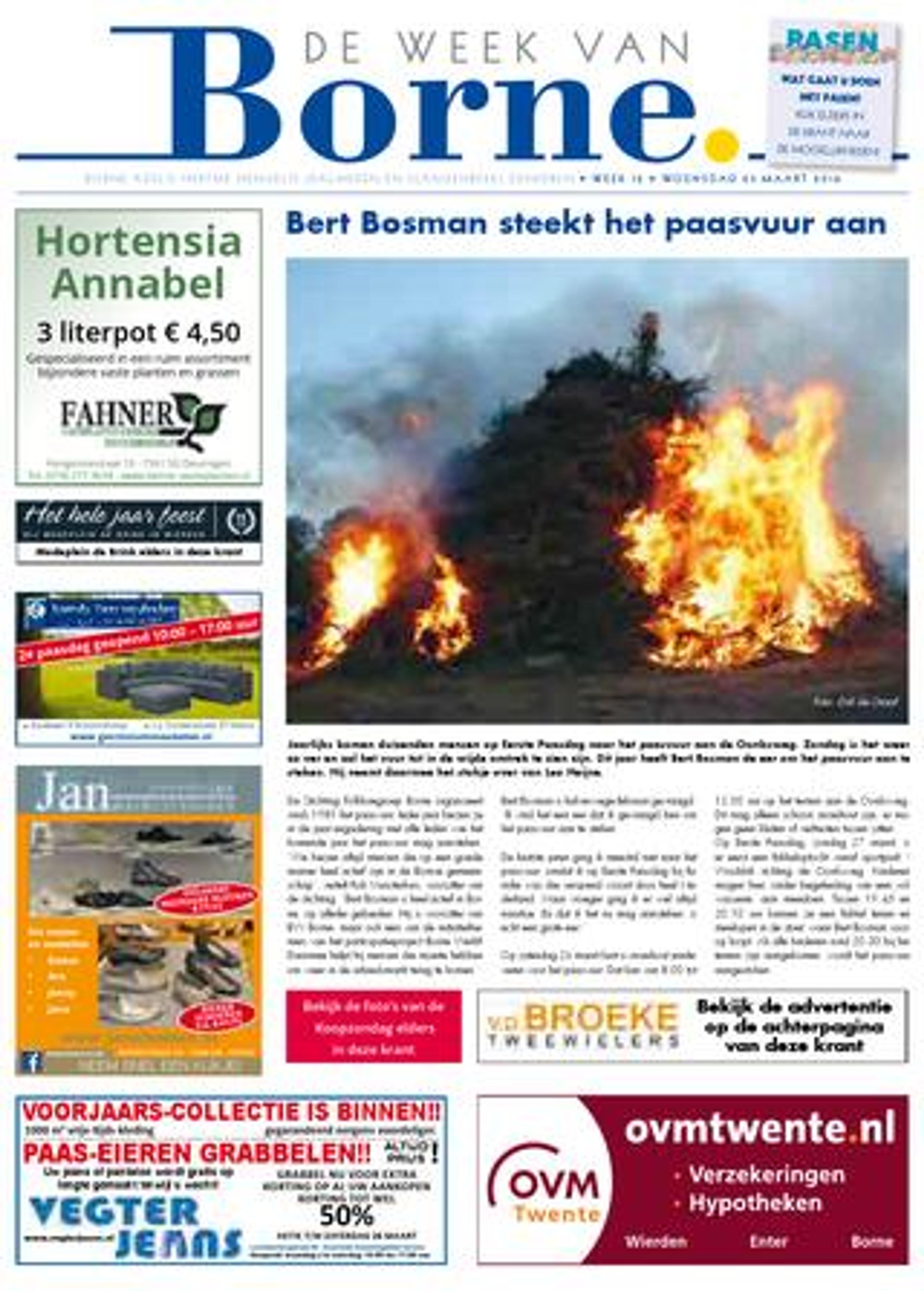 Nieuw huis-aan-huisblad: De Week van Borne