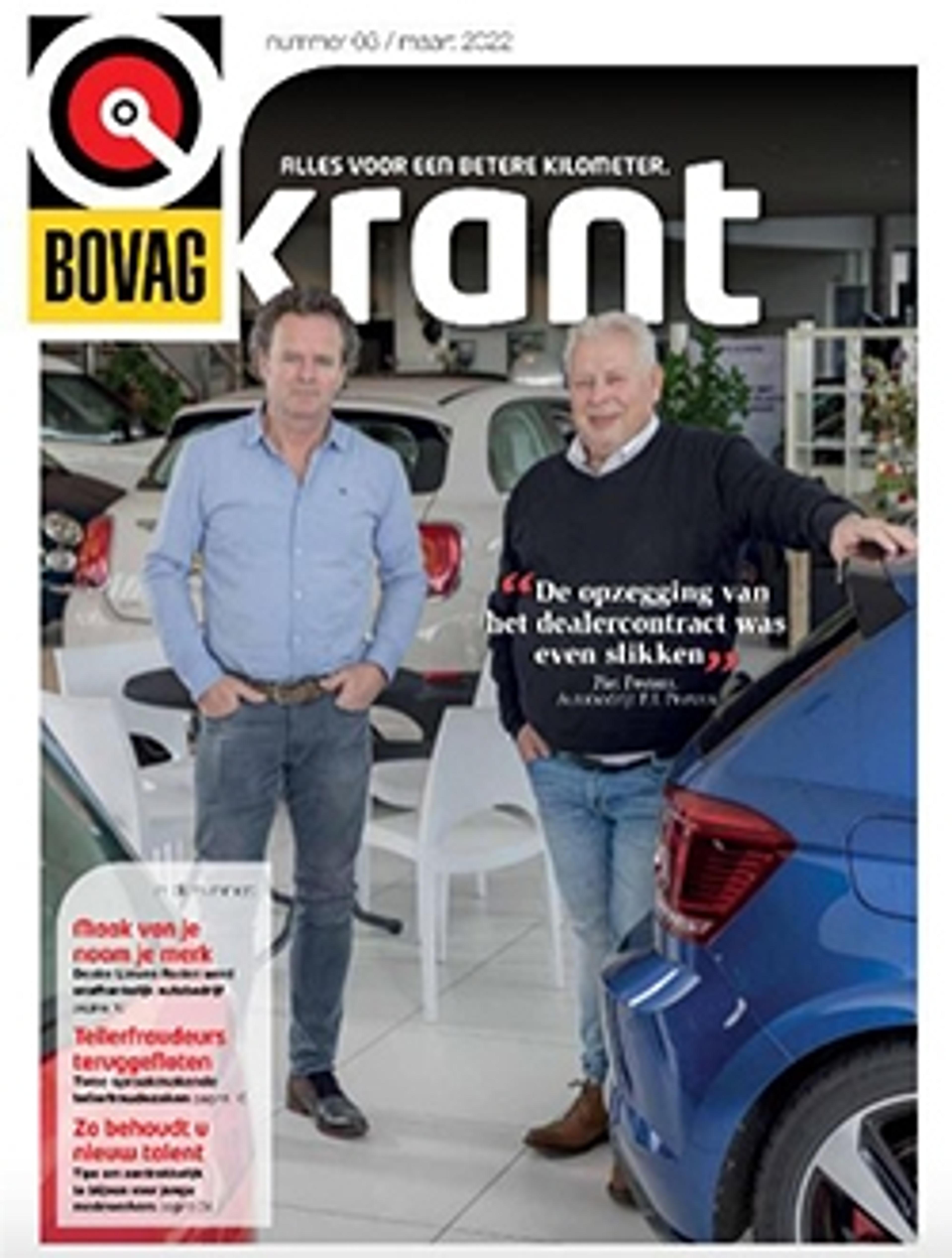 advertentieverkoop BOVAGkrant naar SGNM