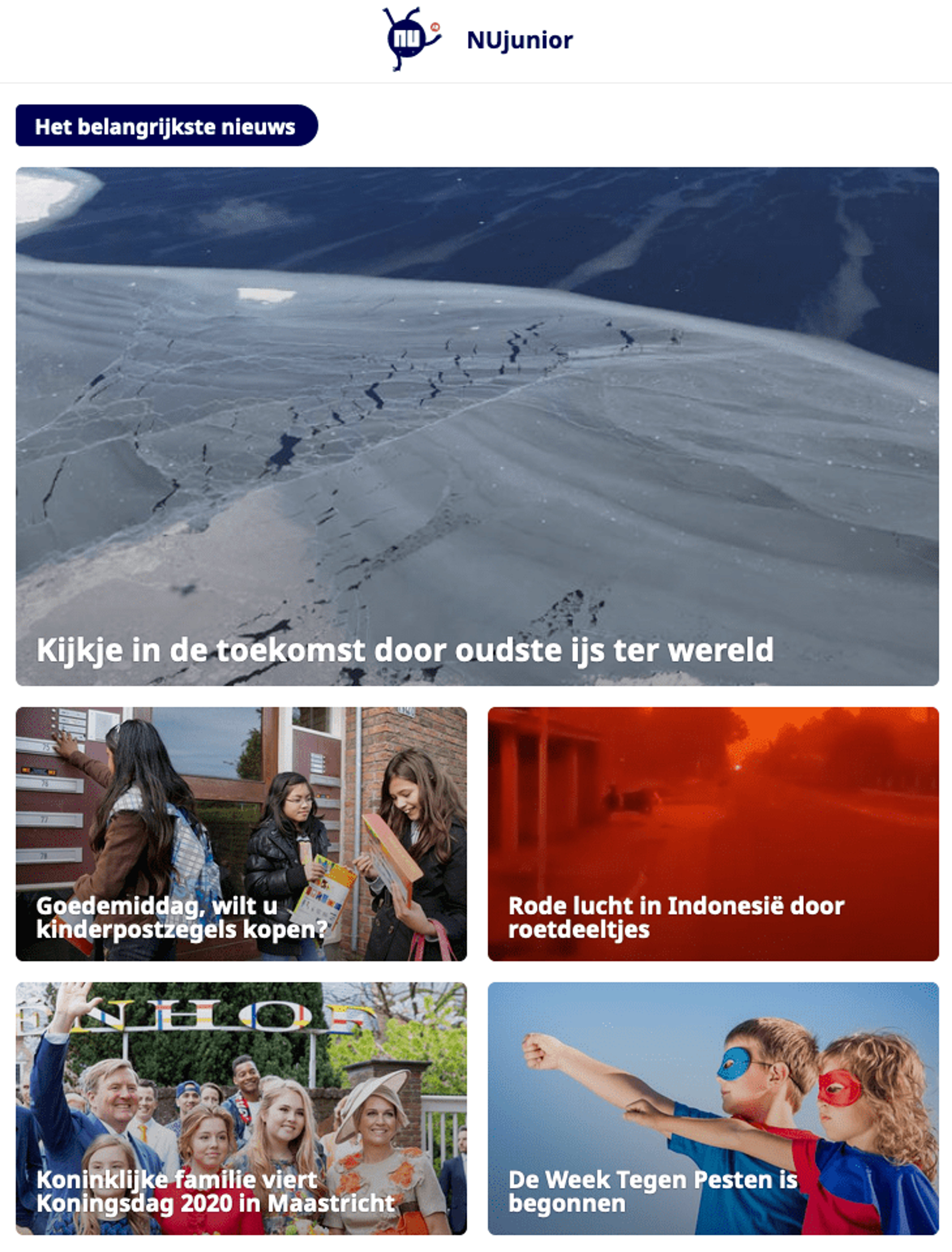 Nujunior.nl, nieuwssite voor kinderen