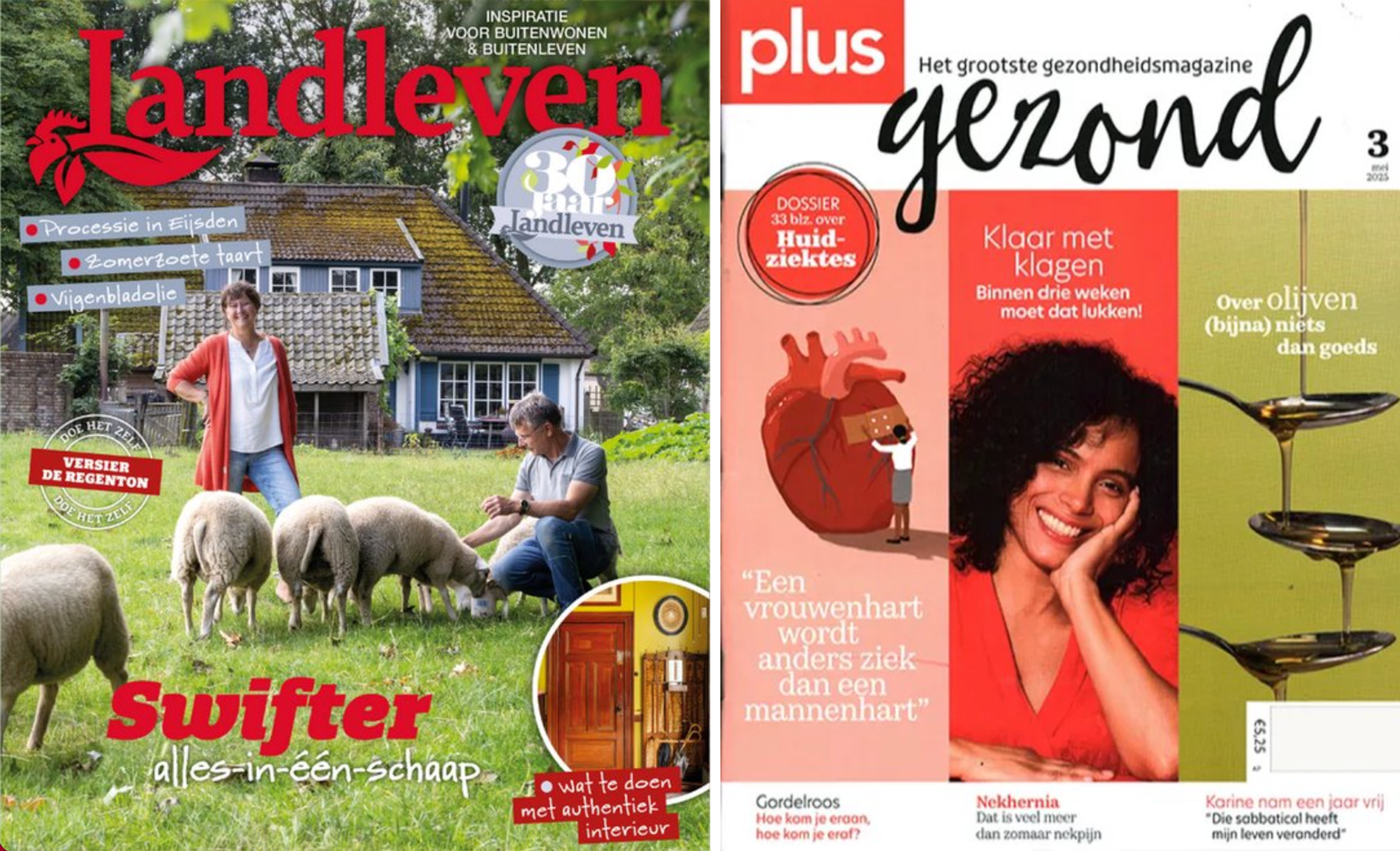 nieuw formaten Landleven en +Gezond