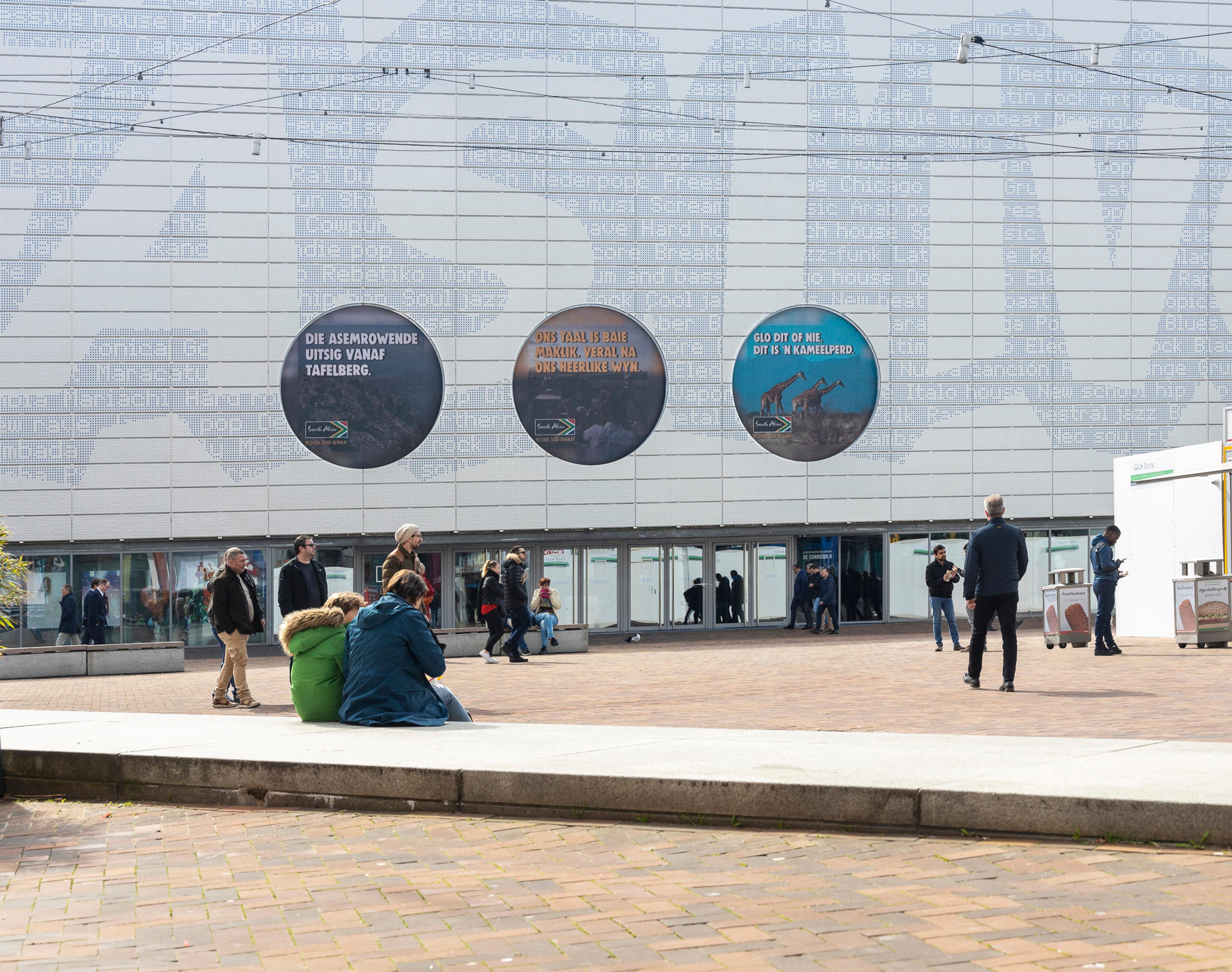 Ronde digitale schermen van Ngage Media op AFAS Live