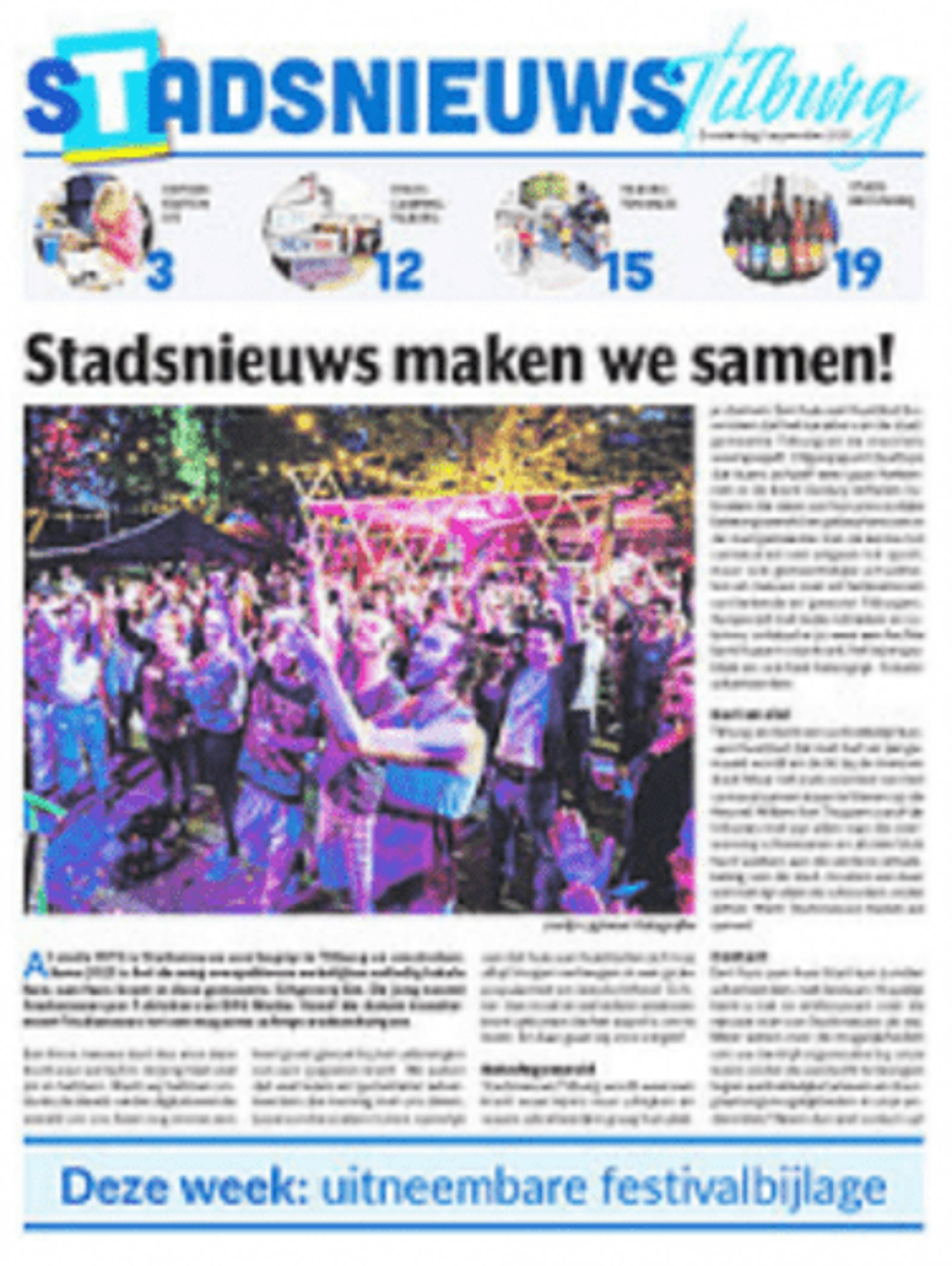 Stadsnieuws Tilburg naar Uitgeverij Em. de Jong B.V.