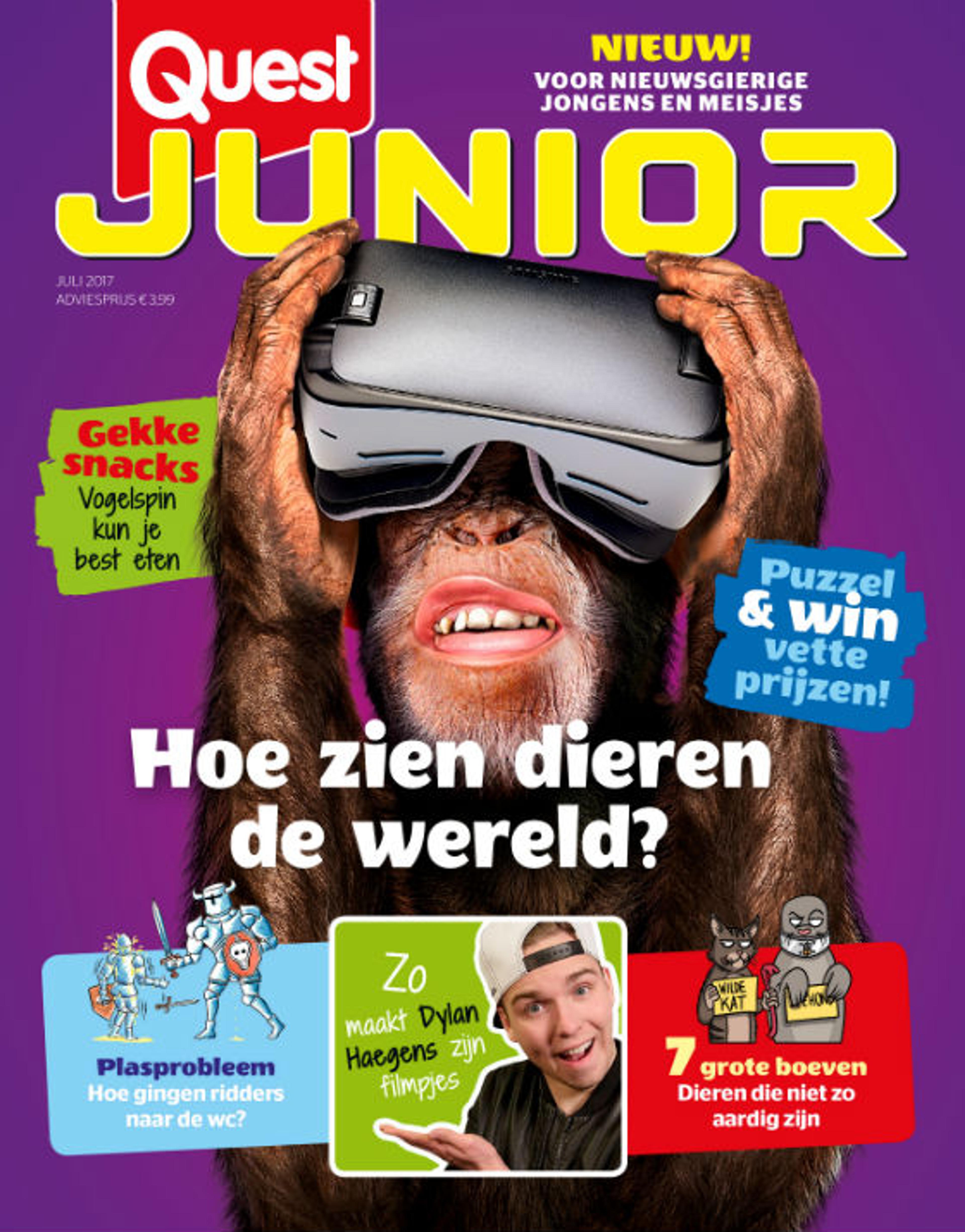 G+J Media lanceert maandblad Quest Junior