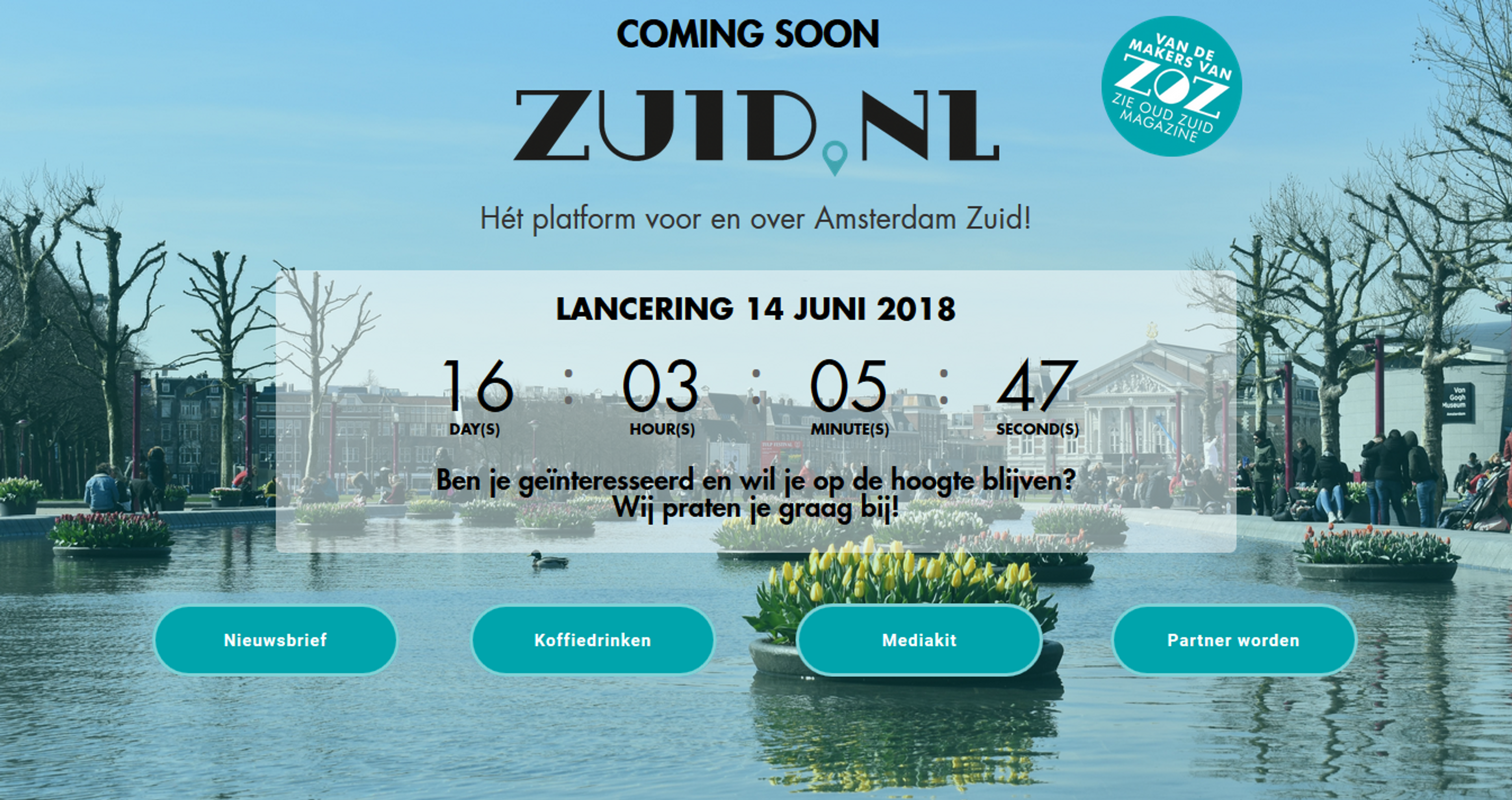 Lancering online platform ZUID.nl