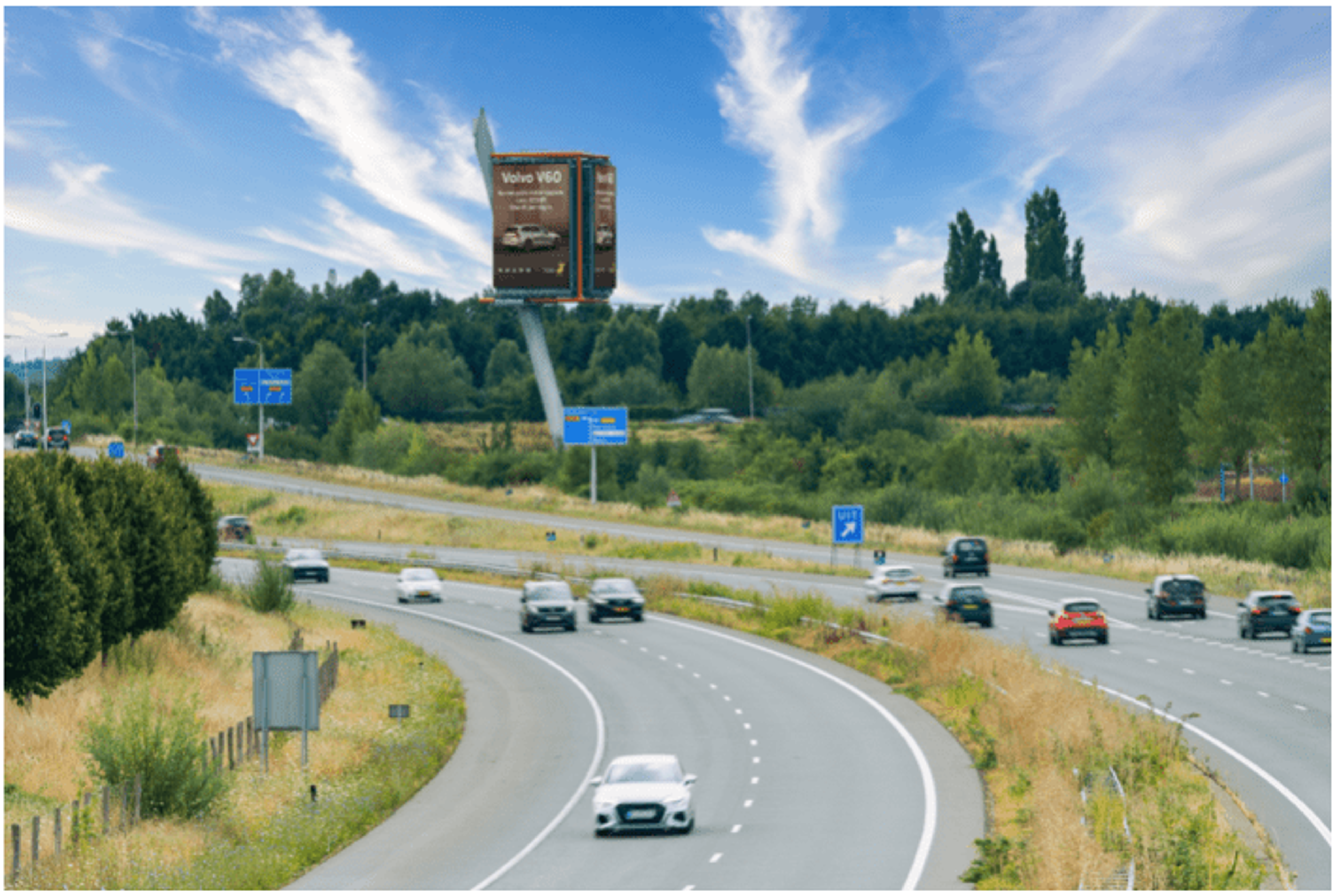 Nieuwe mast bij Roermond van Hillenaar Outdoor