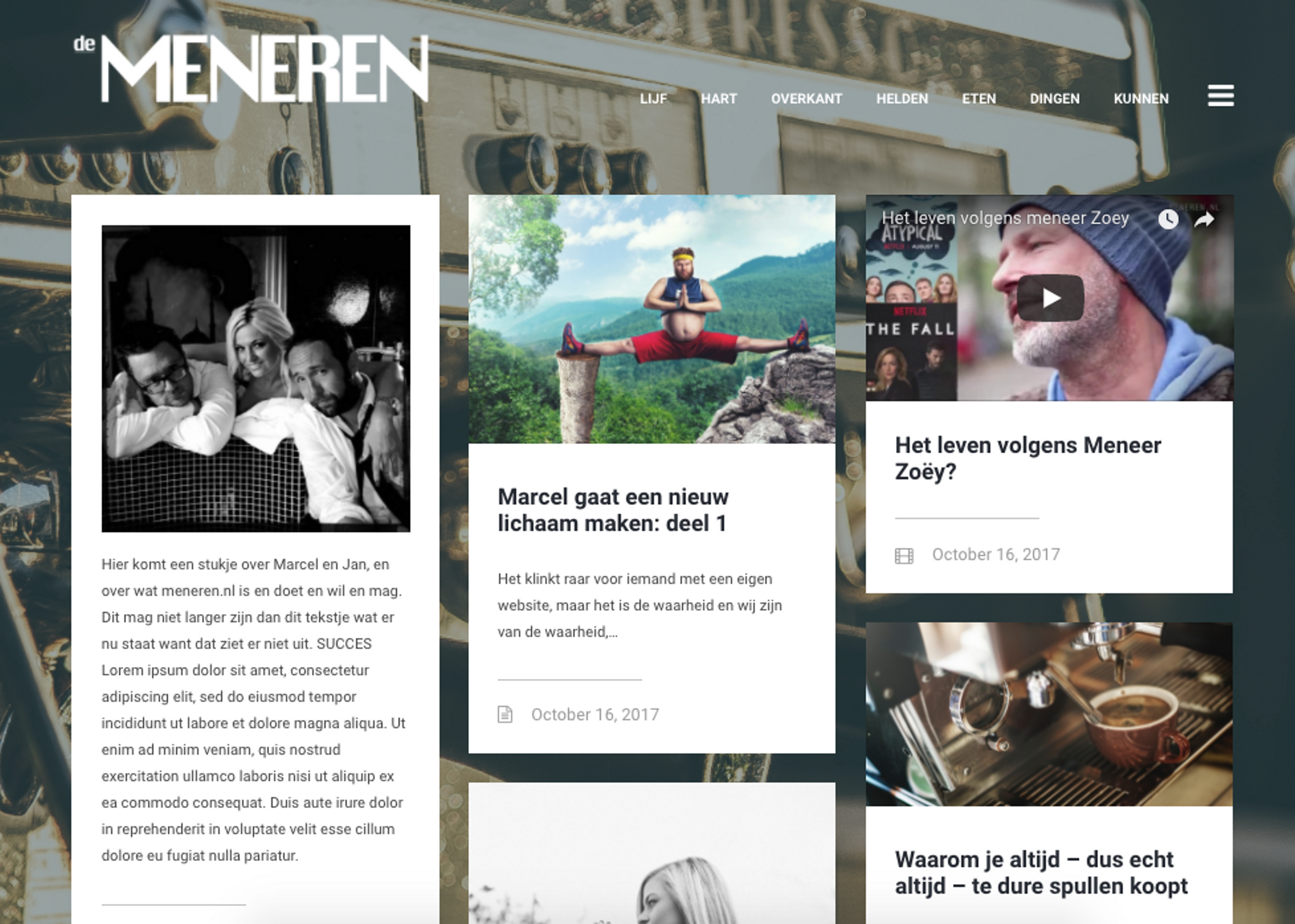 meneren.nl, online magazine voor mannen 30-50 jaar