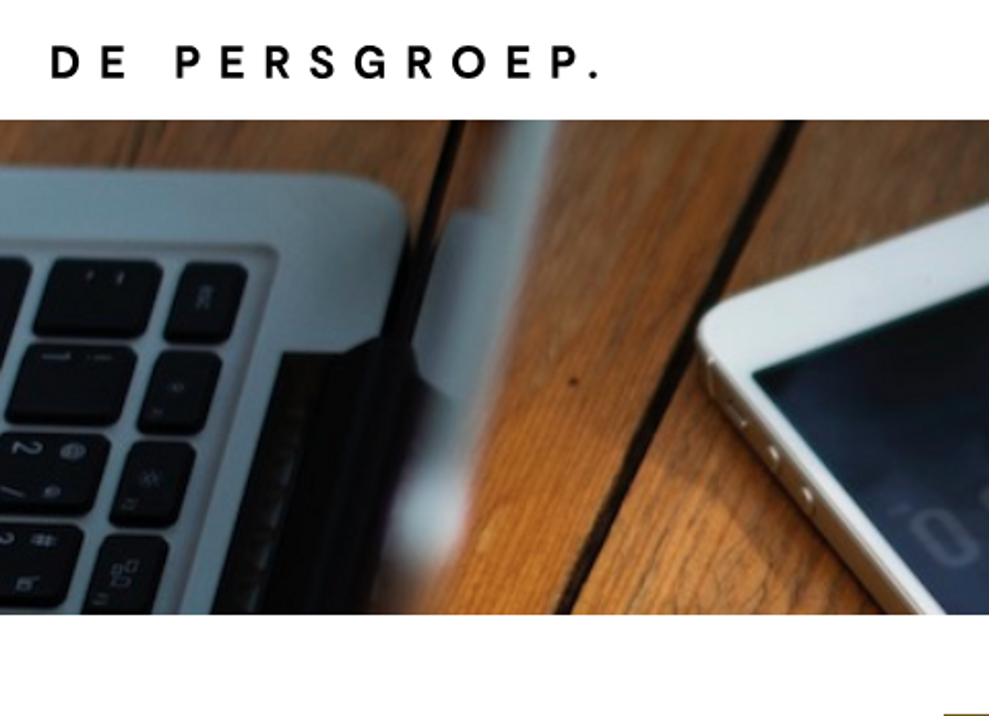 Transparanter prijsbeleid van de Persgroep voor digitale media