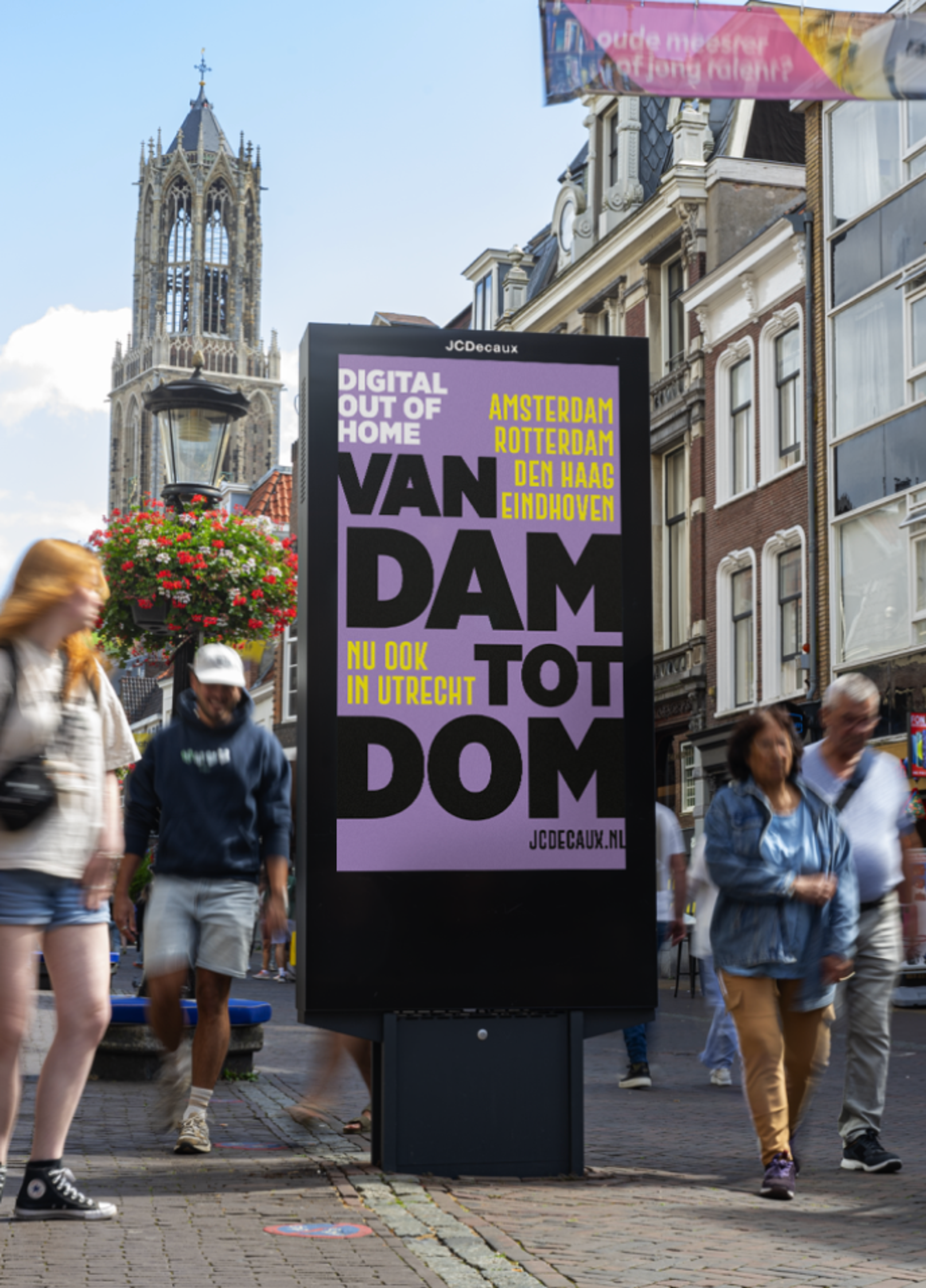 JCDecaux voegt Utrecht toe aan digitaal netwerk