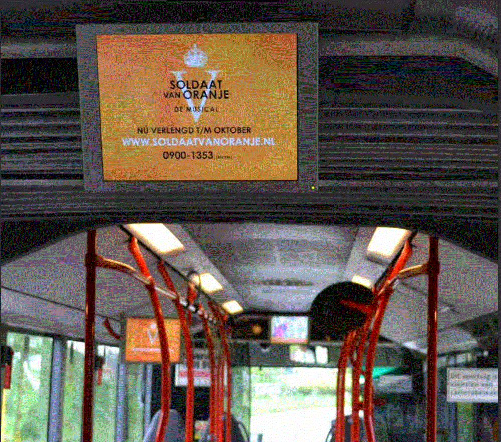 Ngage Media breidt digitale netwerk in bussen uit in Utrecht