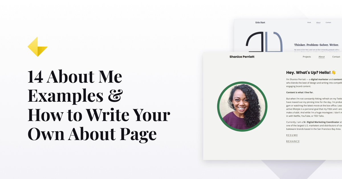 14 About Me Examples & How to Create The Perfect Writer About Page