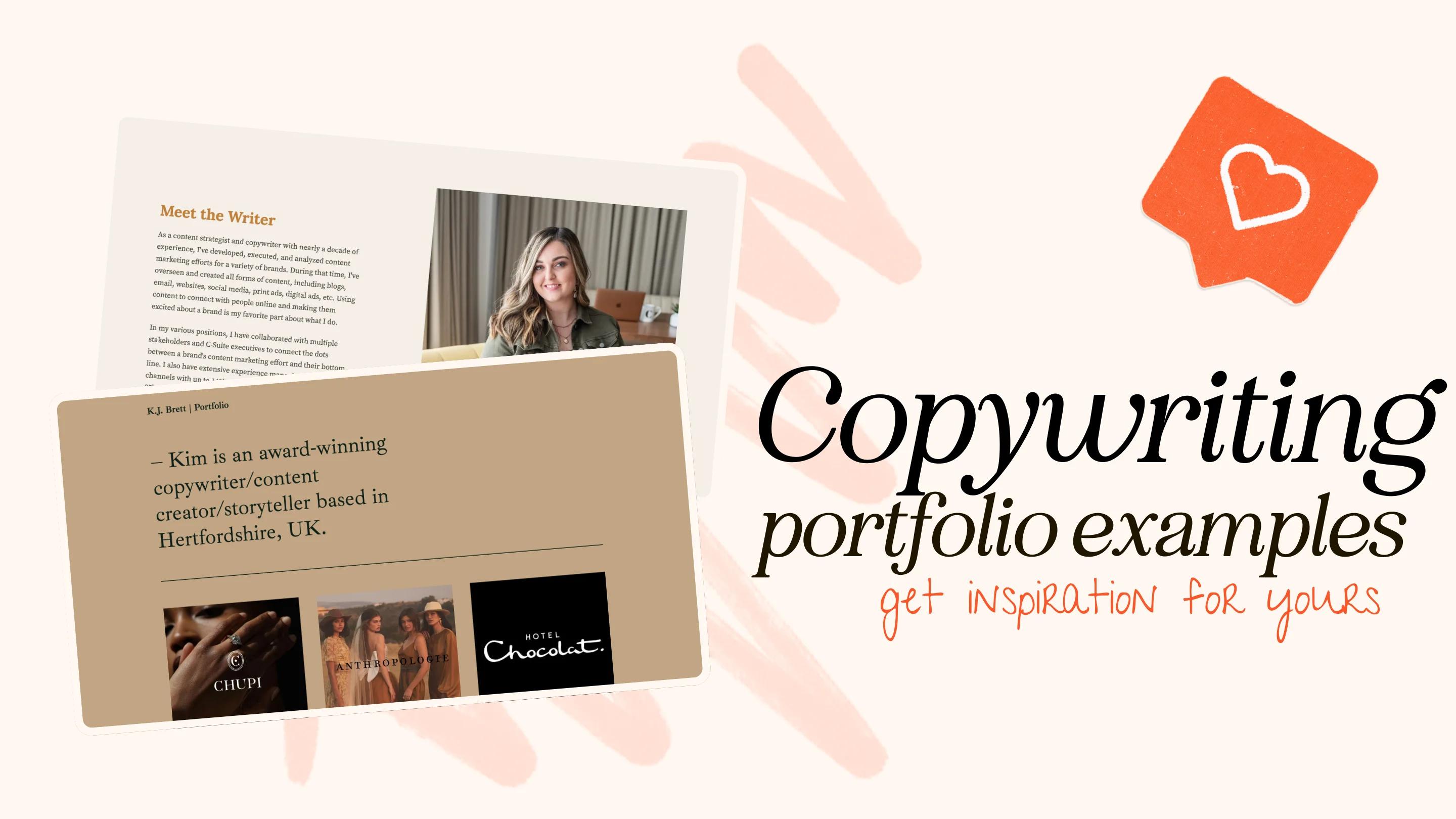 29 Copywriting Portfolio Examples & How to Build Yours