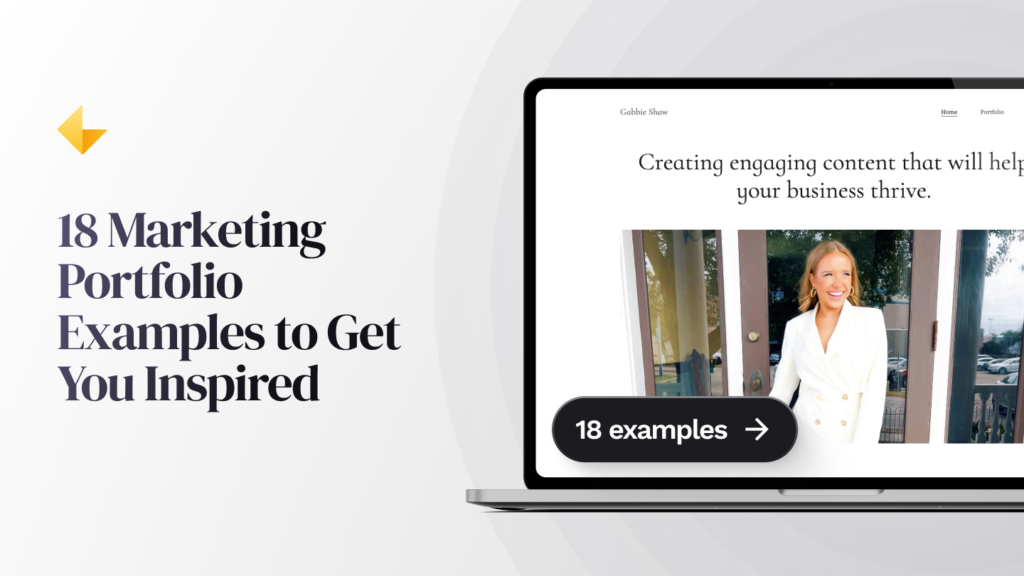18 Marketing Portfolio Examples to Get You Inspired