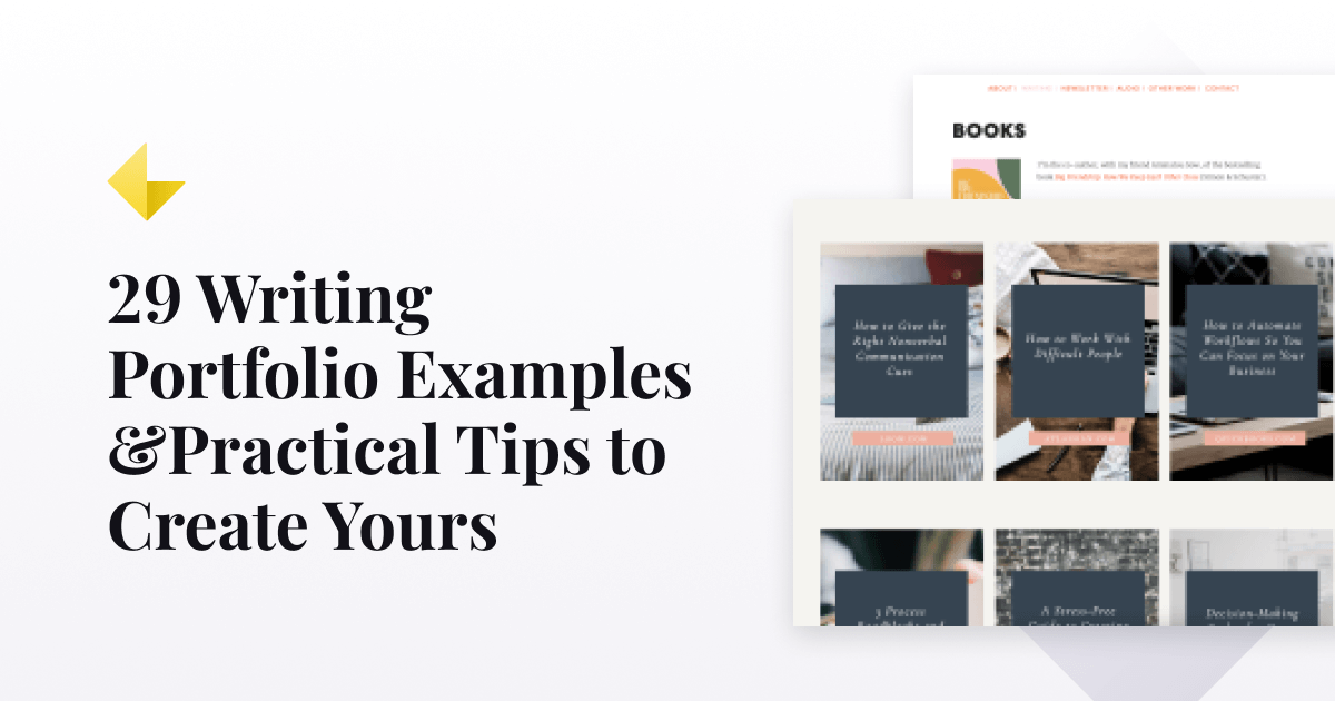 29 Writing Portfolio Examples & Practical Tips to Create Yours