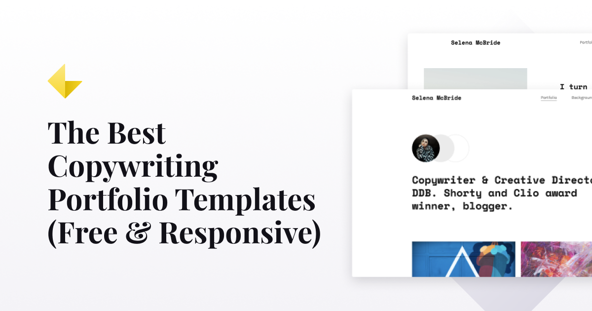 The Best Copywriting Portfolio Templates (Free & Responsive) The Best Copywriting Portfolio Templates (Free & Responsive)
