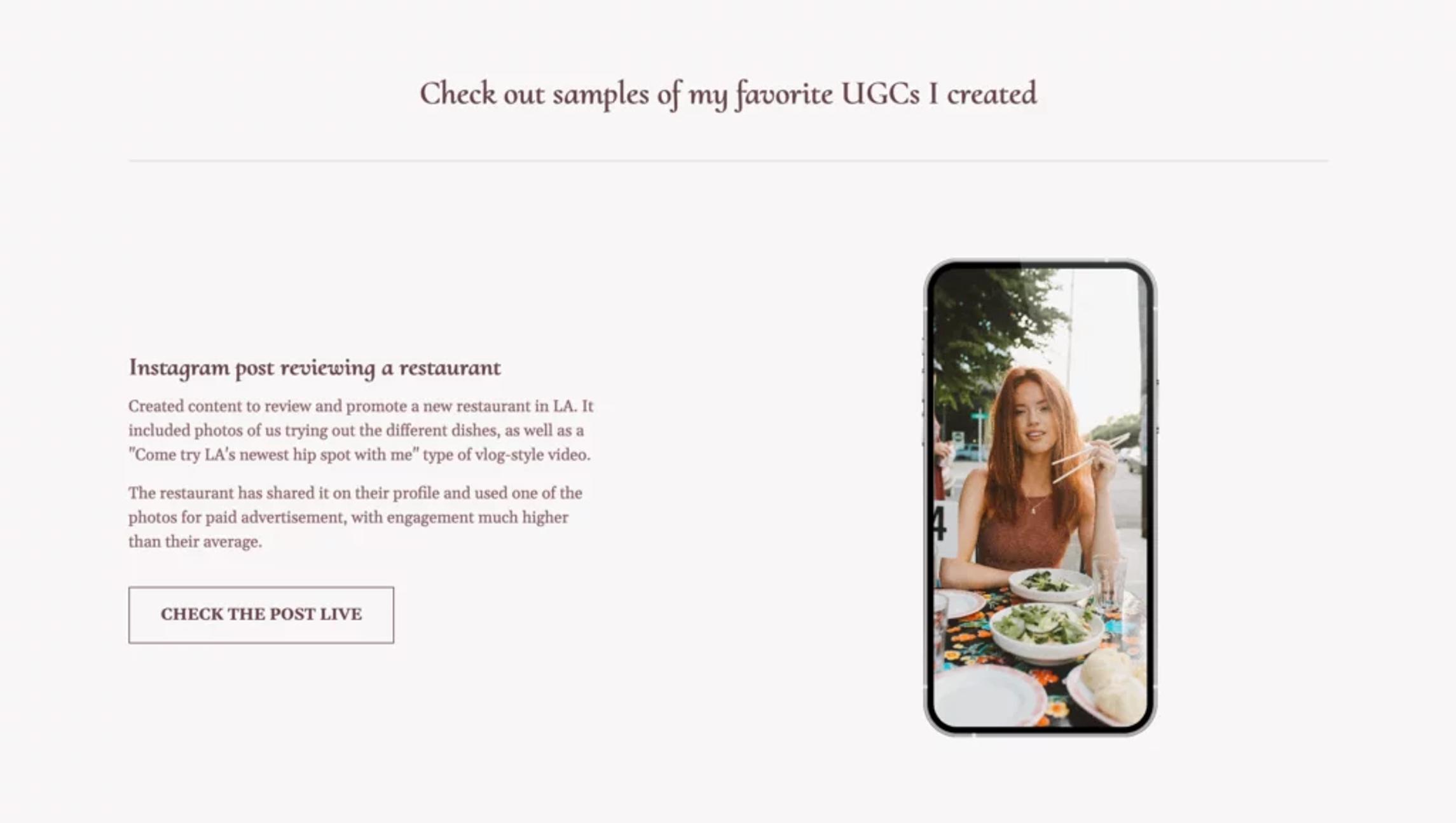 8 UGC Portfolio Examples & How to Create Yours Easily